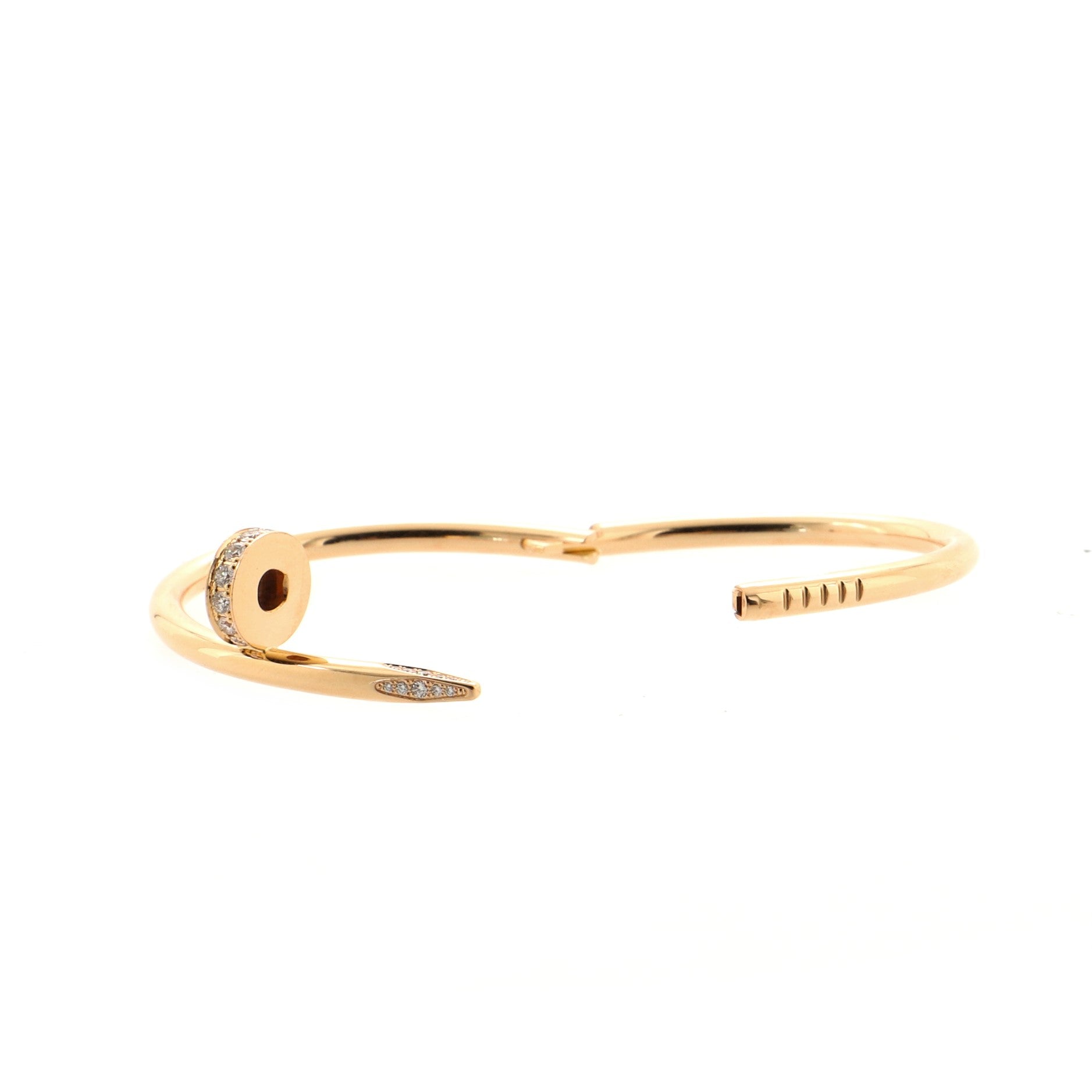 Juste un Clou Bracelet 18K Rose Gold with Diamonds Classic