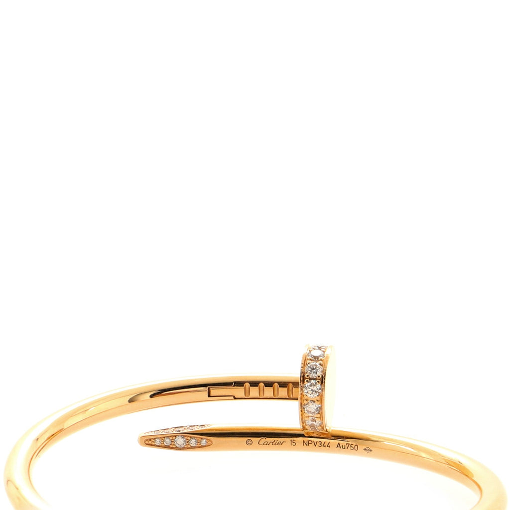 Juste un Clou Bracelet 18K Rose Gold with Diamonds Classic