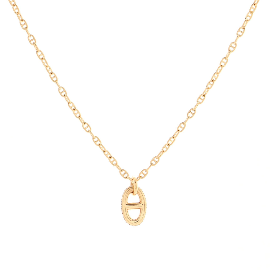 New Farandole Pendant Necklace 18K Rose Gold with Diamonds Small