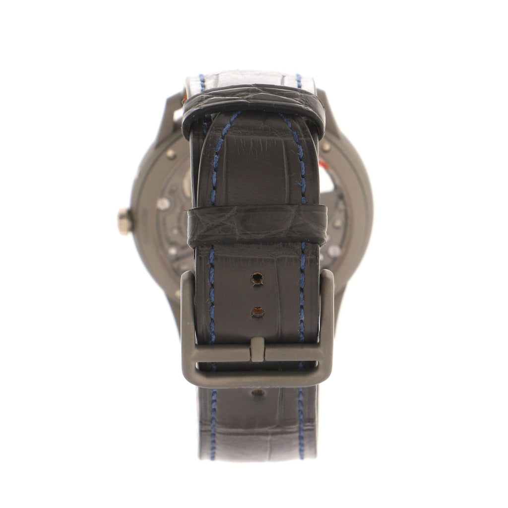 Slim d'Hermes Squelette Lune Automatic Watch Platinum with Titanium and Alligator 40