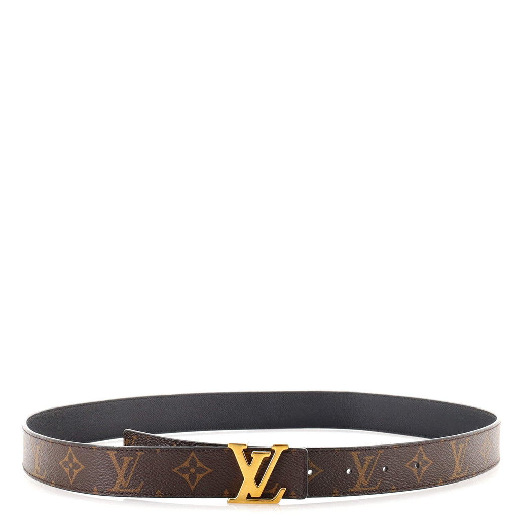 LV Initiales Belt Monogram Canvas Thin 90