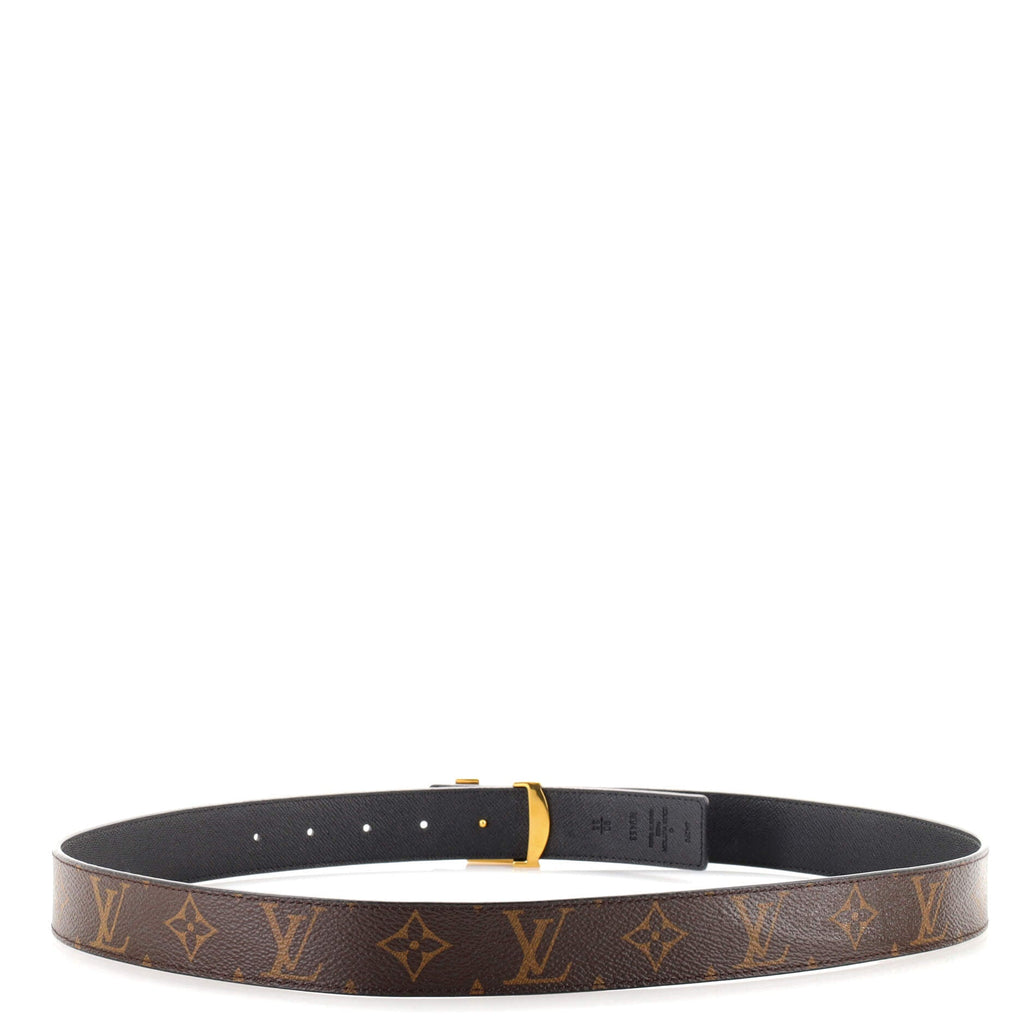 LV Initiales Belt Monogram Canvas Thin 90