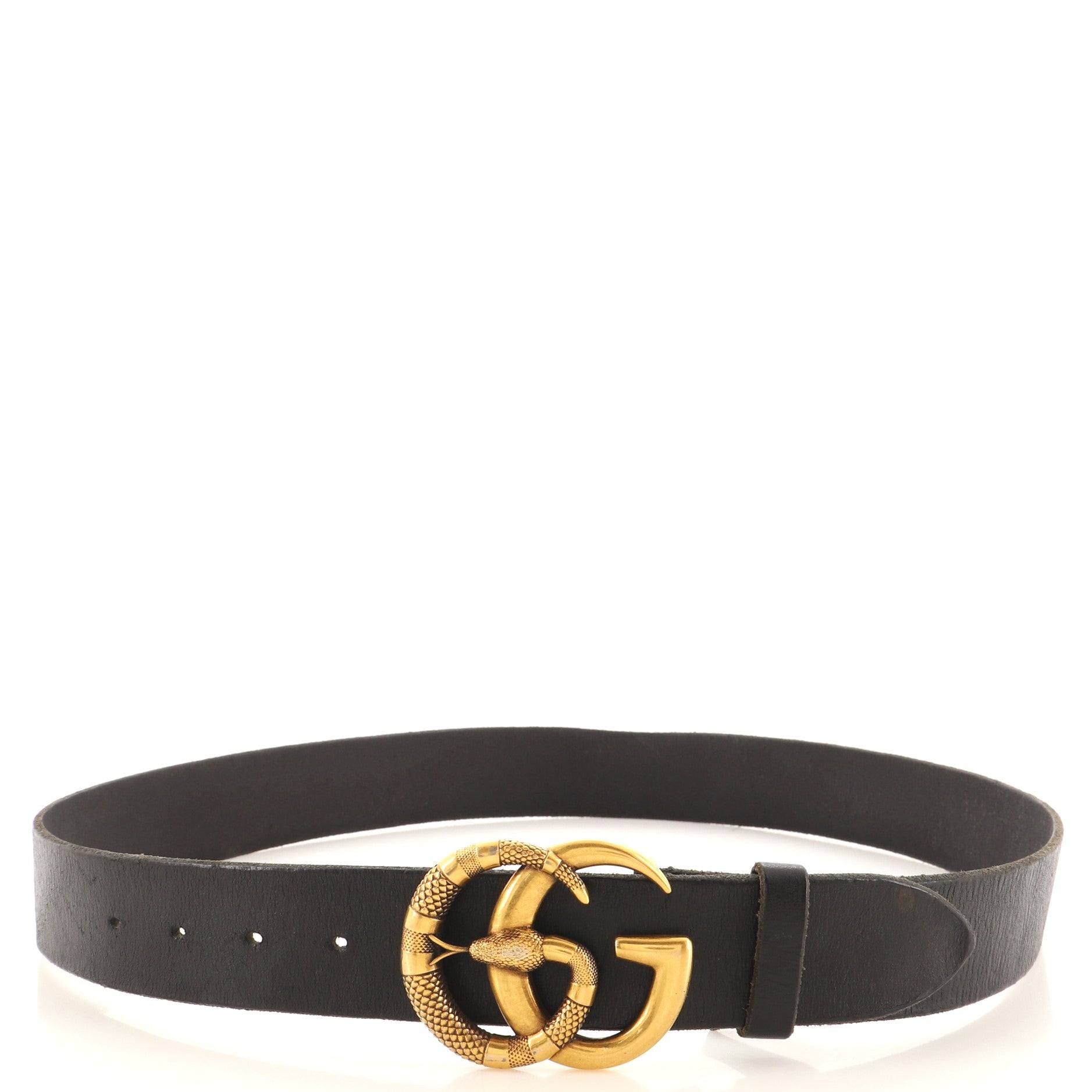 Snake Marmont Belt Leather Wide 100