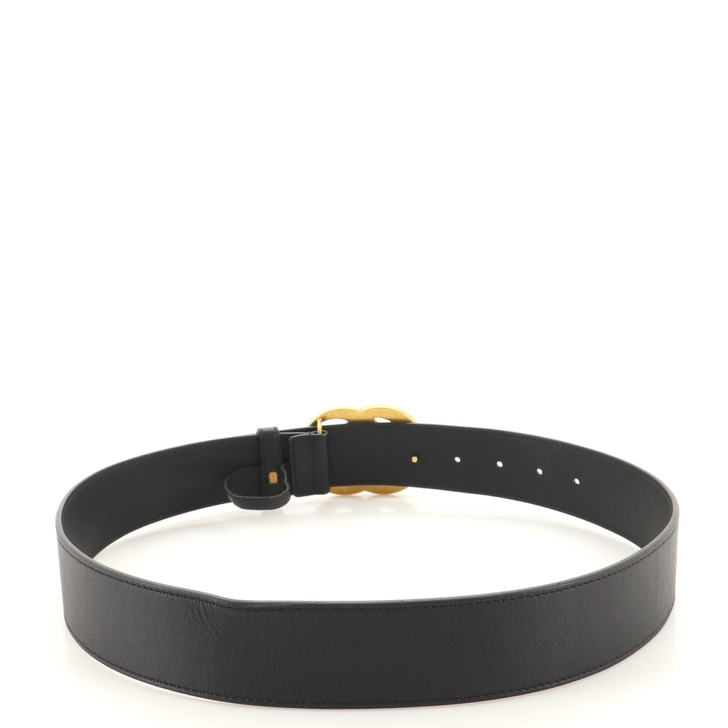 Pearly GG Marmont Belt Leather Wide 80