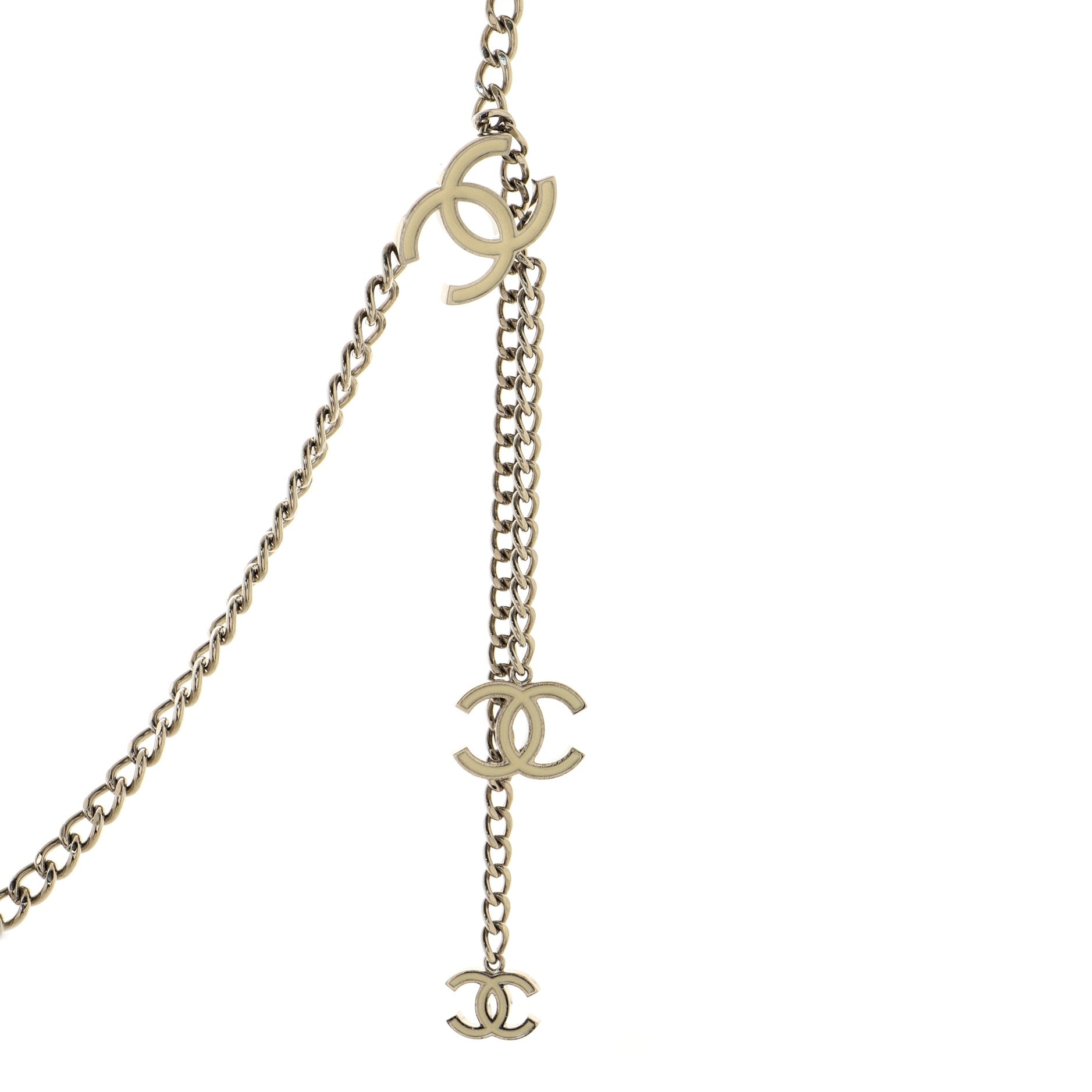 CC Charm Chain Belt Metal with Enamel 0