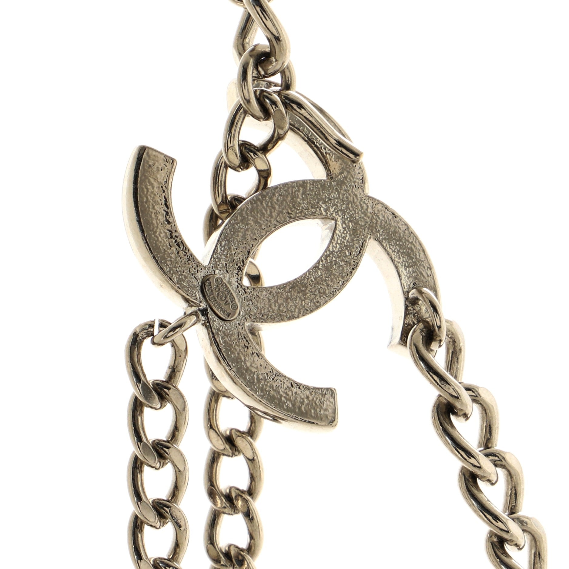 CC Charm Chain Belt Metal with Enamel 0