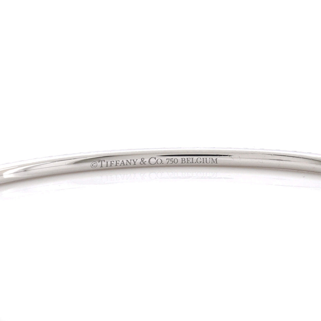 Metro Bangle Bracelet 18K White Gold and Diamonds