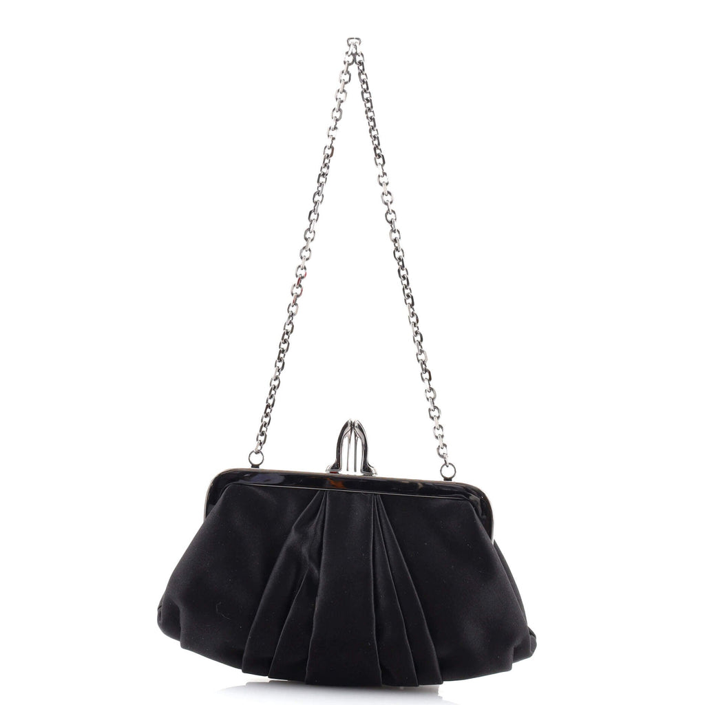 Loubinight Frame Clutch Satin