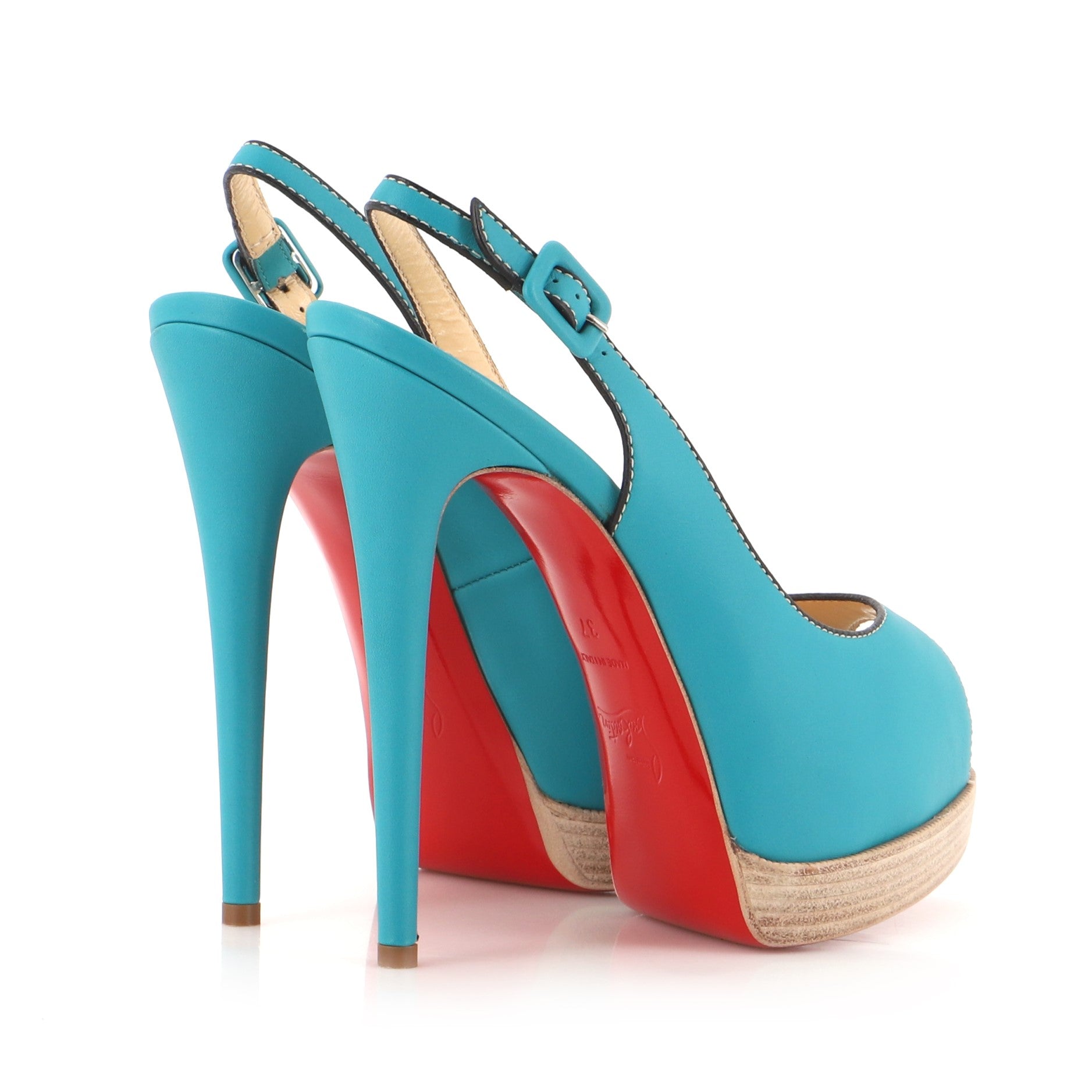 Women's Palais Royal Trepointe Slingback Pumps Leather