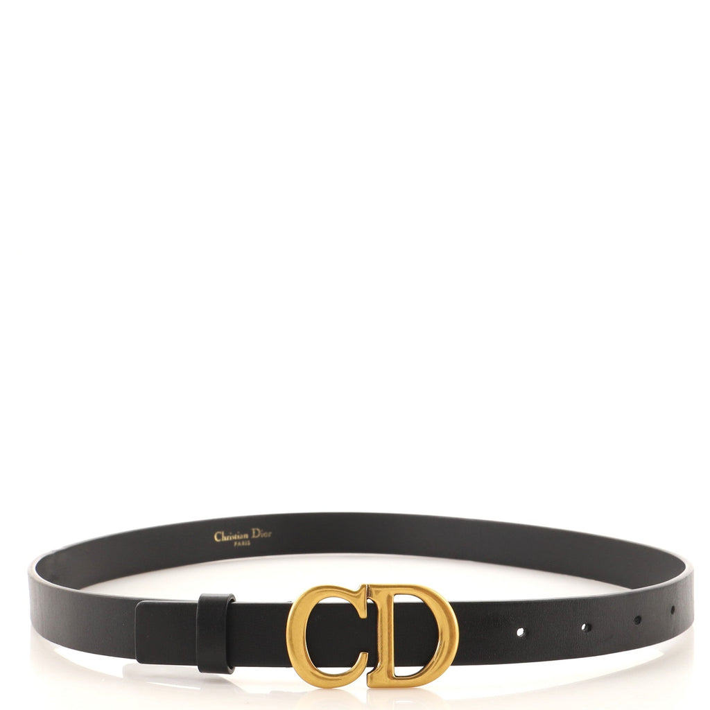 Saddle Belt Leather Thin 75