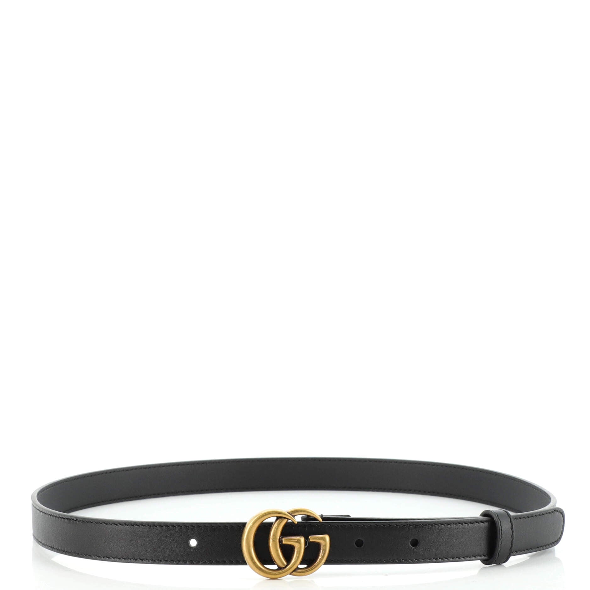 GG Marmont Belt Leather Thin 85