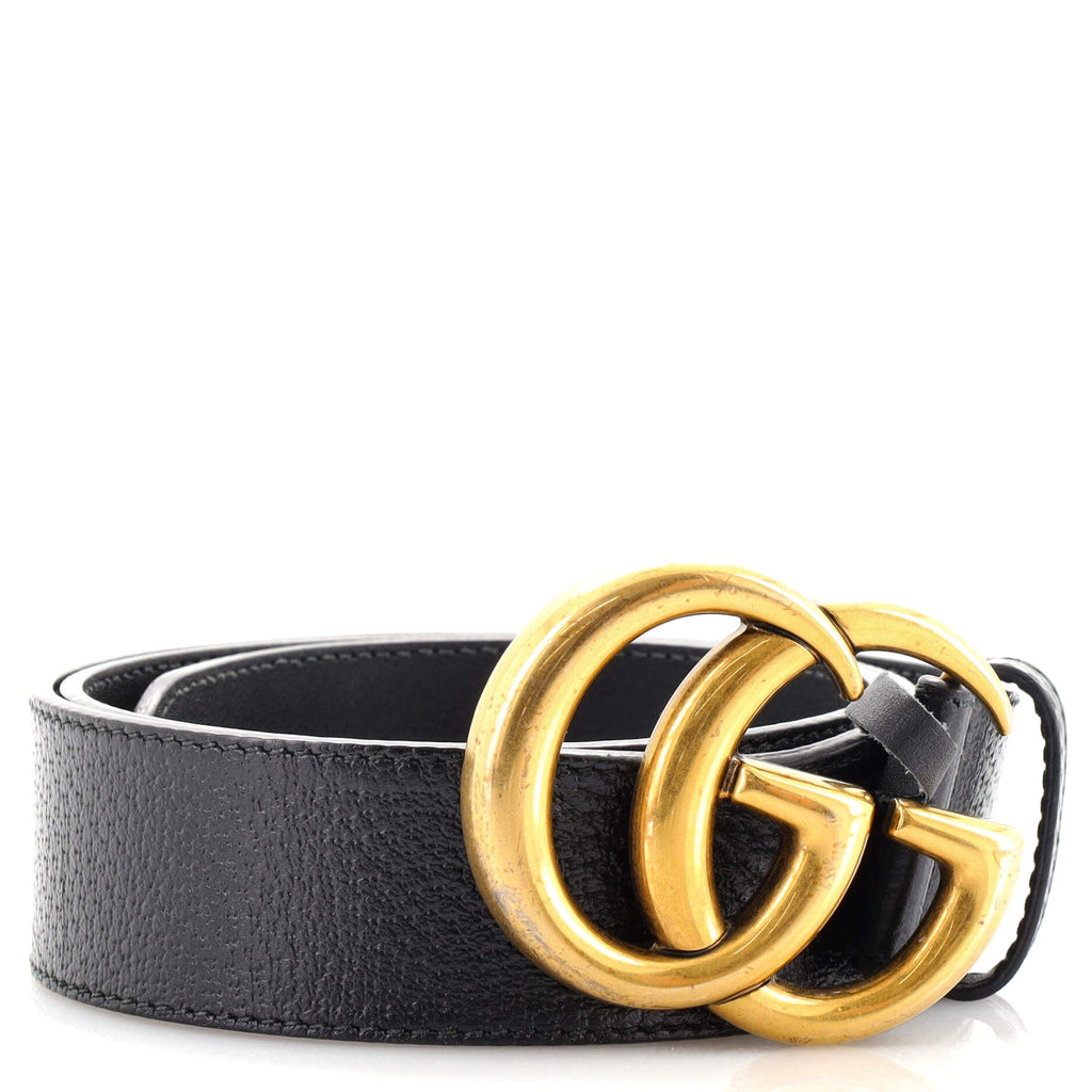 GG Marmont Belt Leather Wide 80