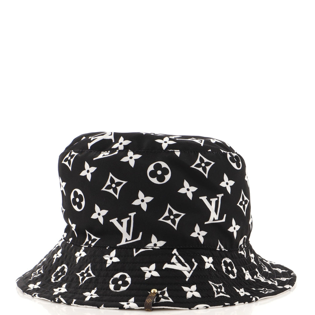 Bob Reversible Bucket Hat Monogram Nylon XXL