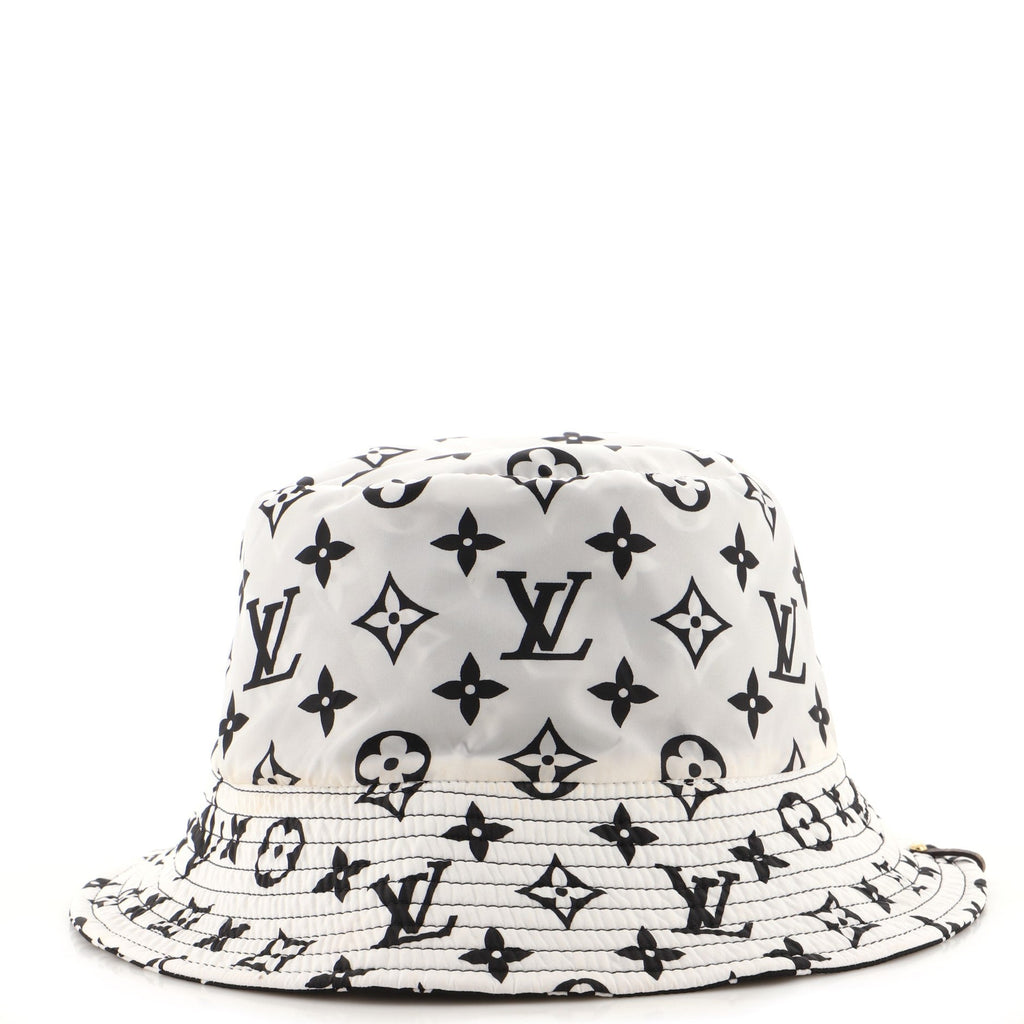 Bob Reversible Bucket Hat Monogram Nylon XXL