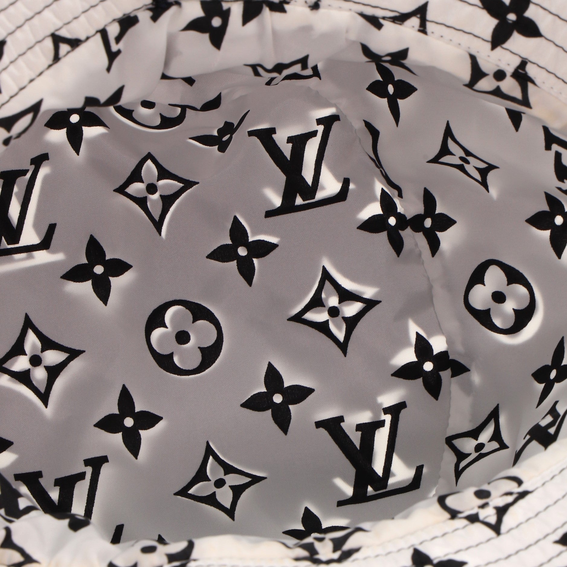Bob Reversible Bucket Hat Monogram Nylon XXL