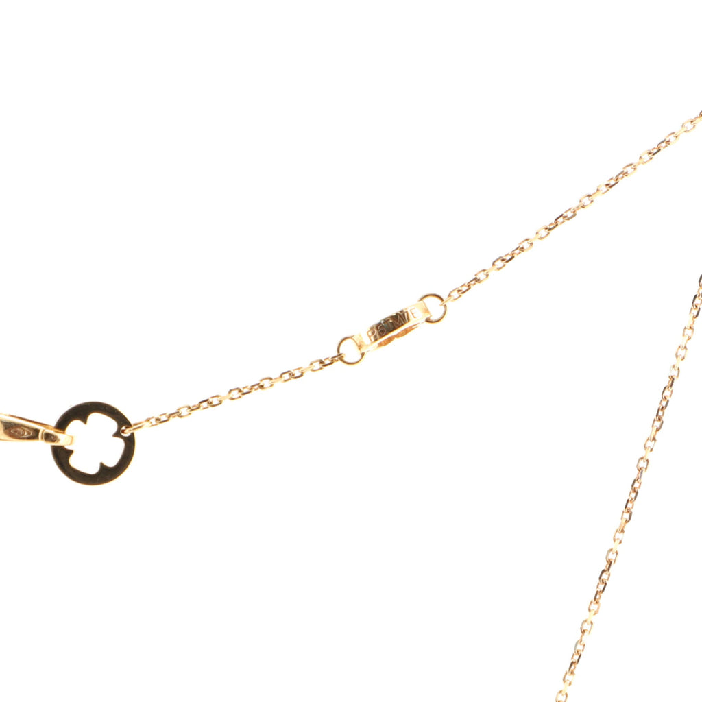 Fiorever Pendant Necklace 18K Rose Gold and Diamond