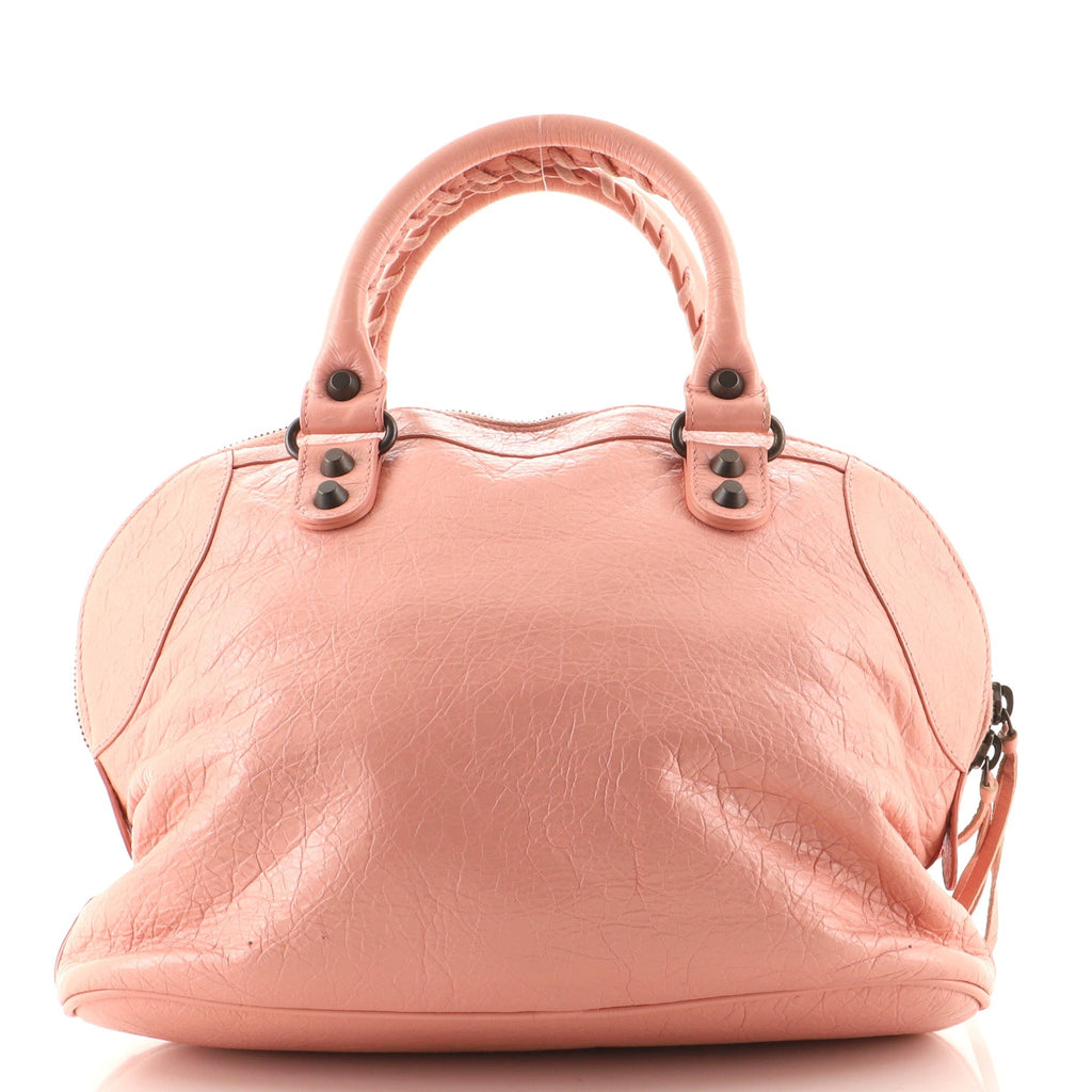 Classic Studs Bowling Bag Leather Mini