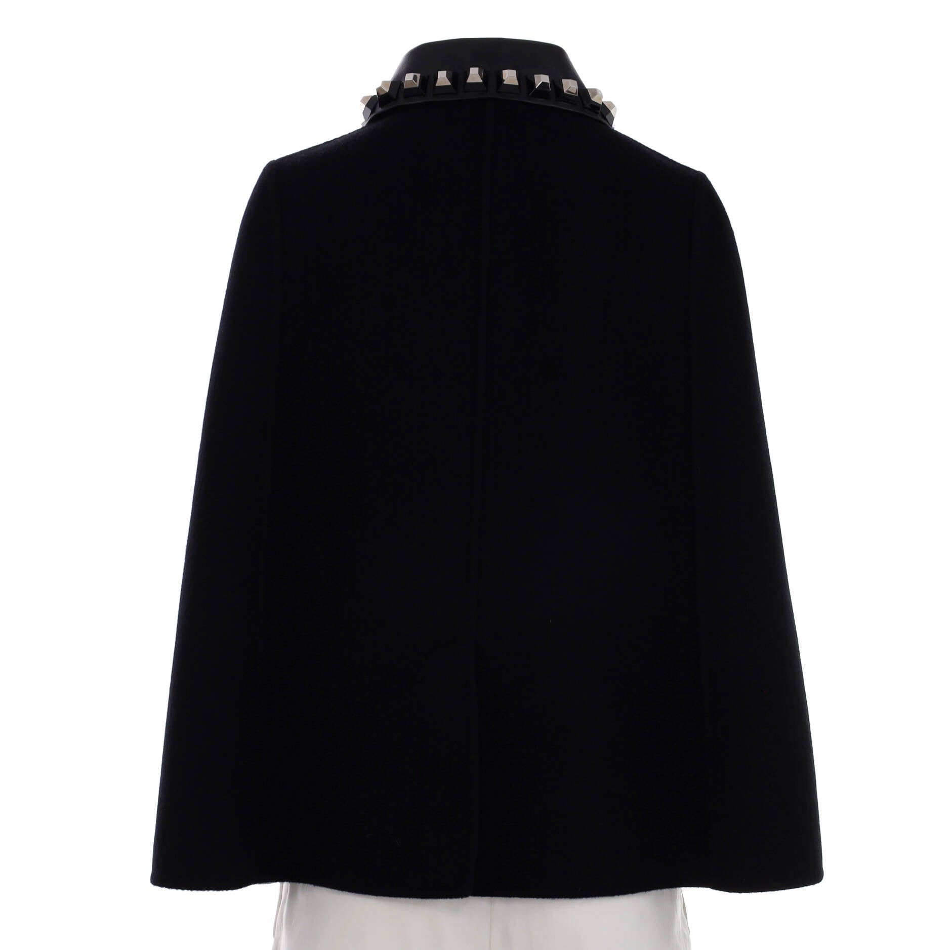 Women's Cape Wool with Studded Leather