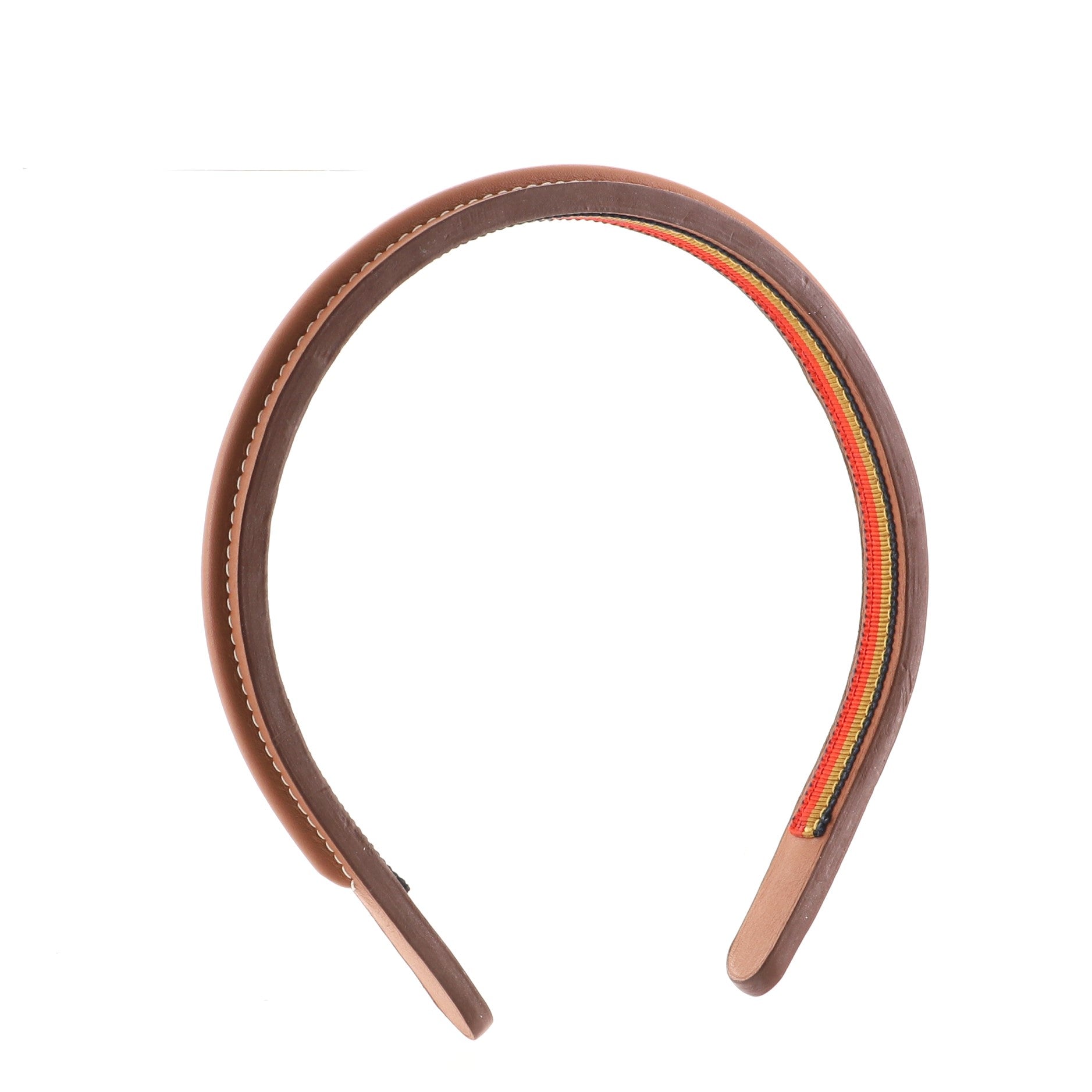Jane Headband Leather with Rocabar Ribbon XS