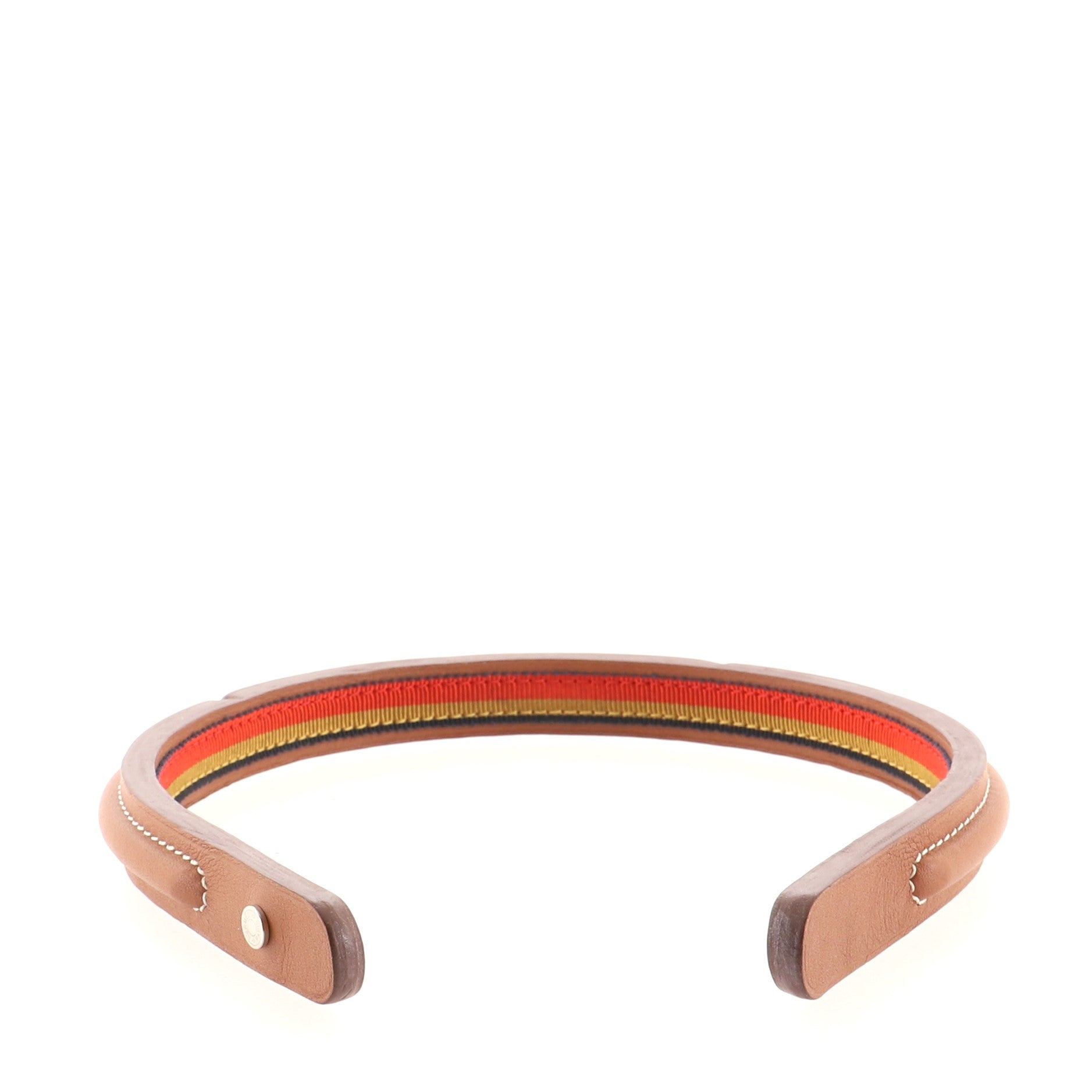 Jane Headband Leather with Rocabar Ribbon XS