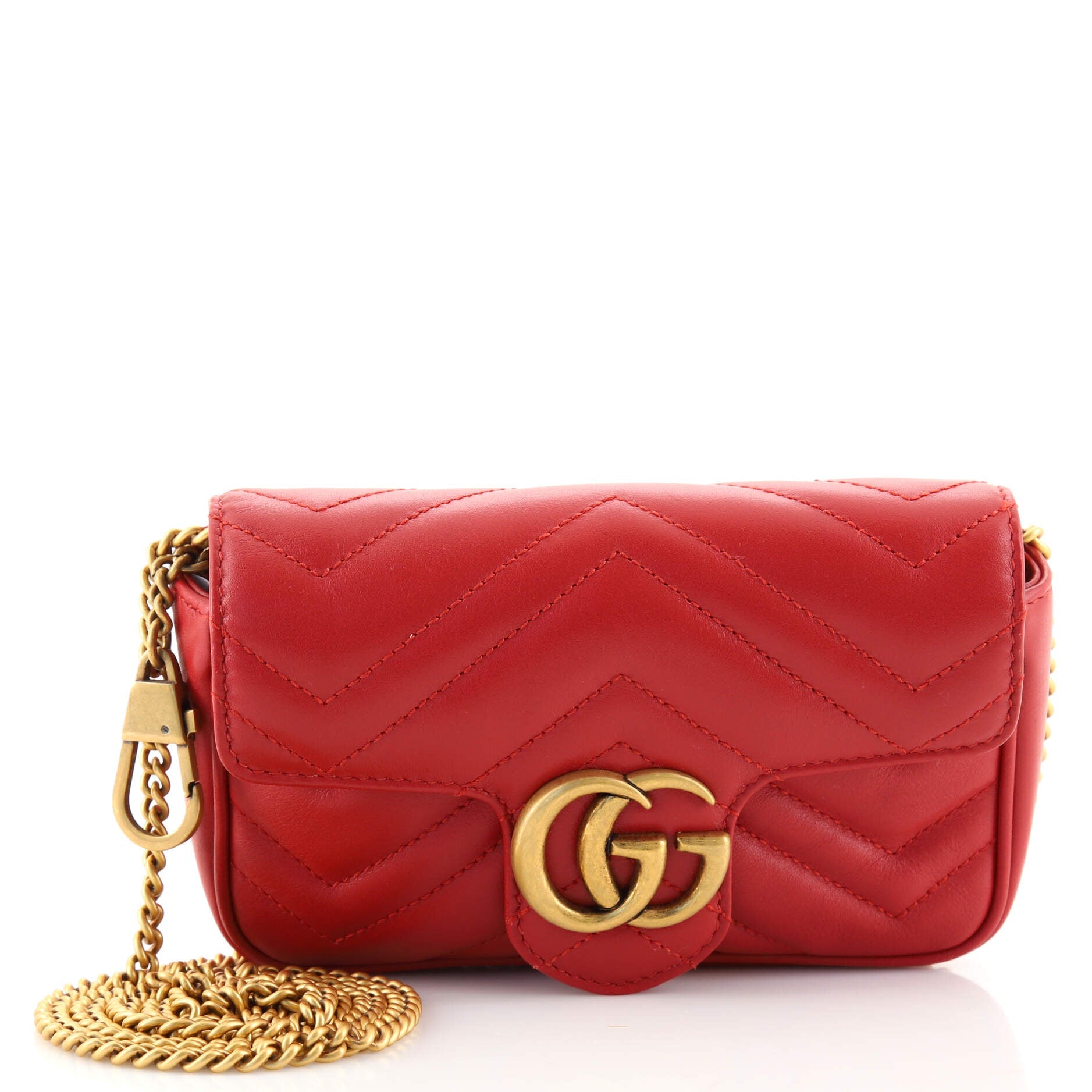 GG Marmont Flap Bag Matelasse Leather Super Mini