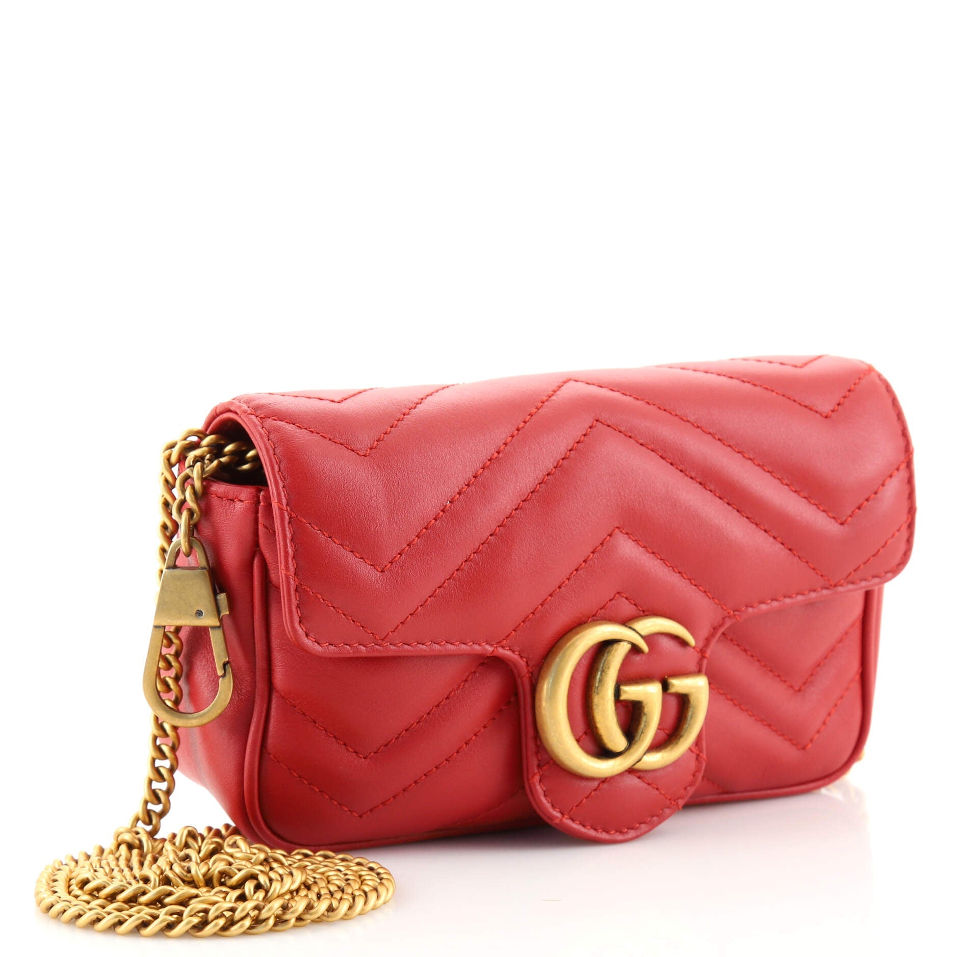 GG Marmont Flap Bag Matelasse Leather Super Mini
