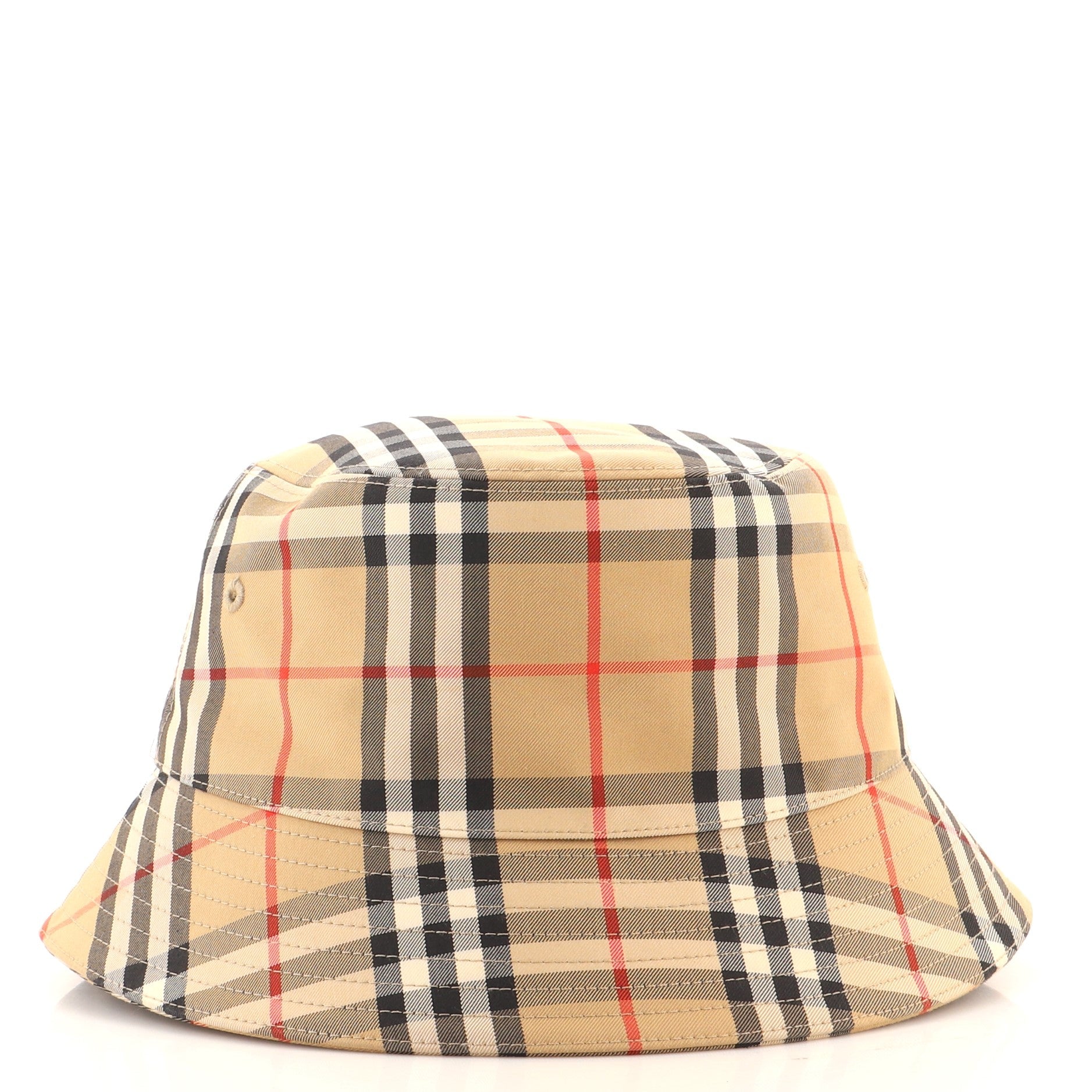 Bucket Hat Vintage Check Canvas XXL