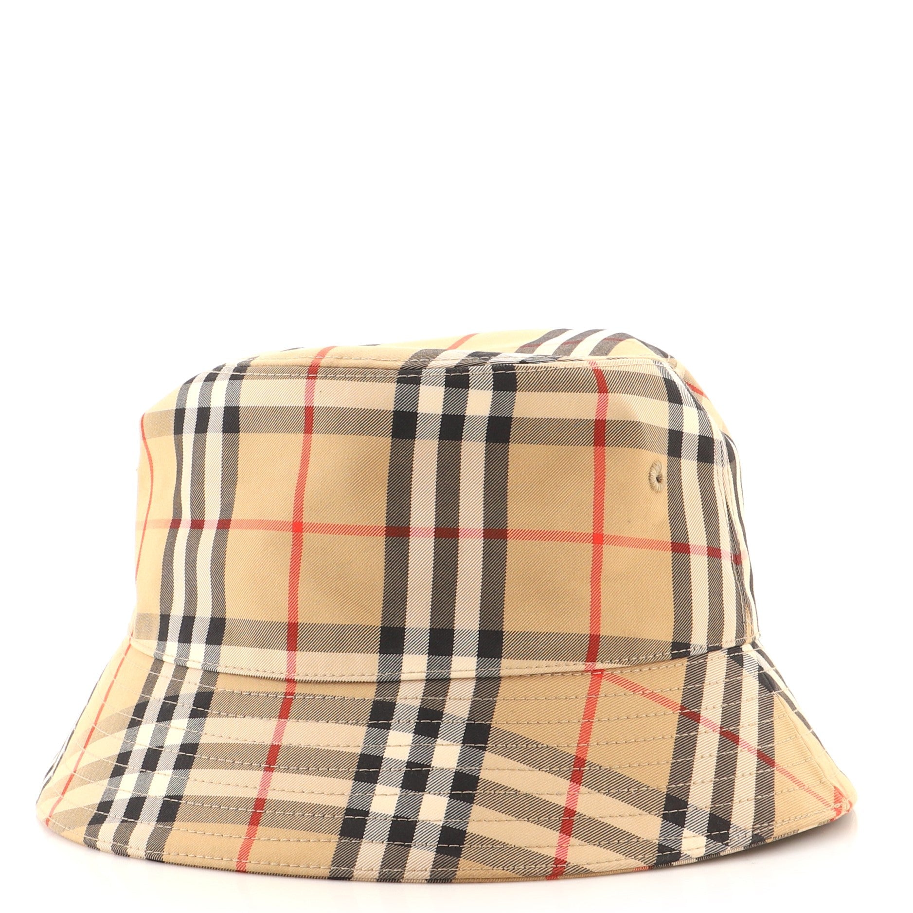 Bucket Hat Vintage Check Canvas XXL