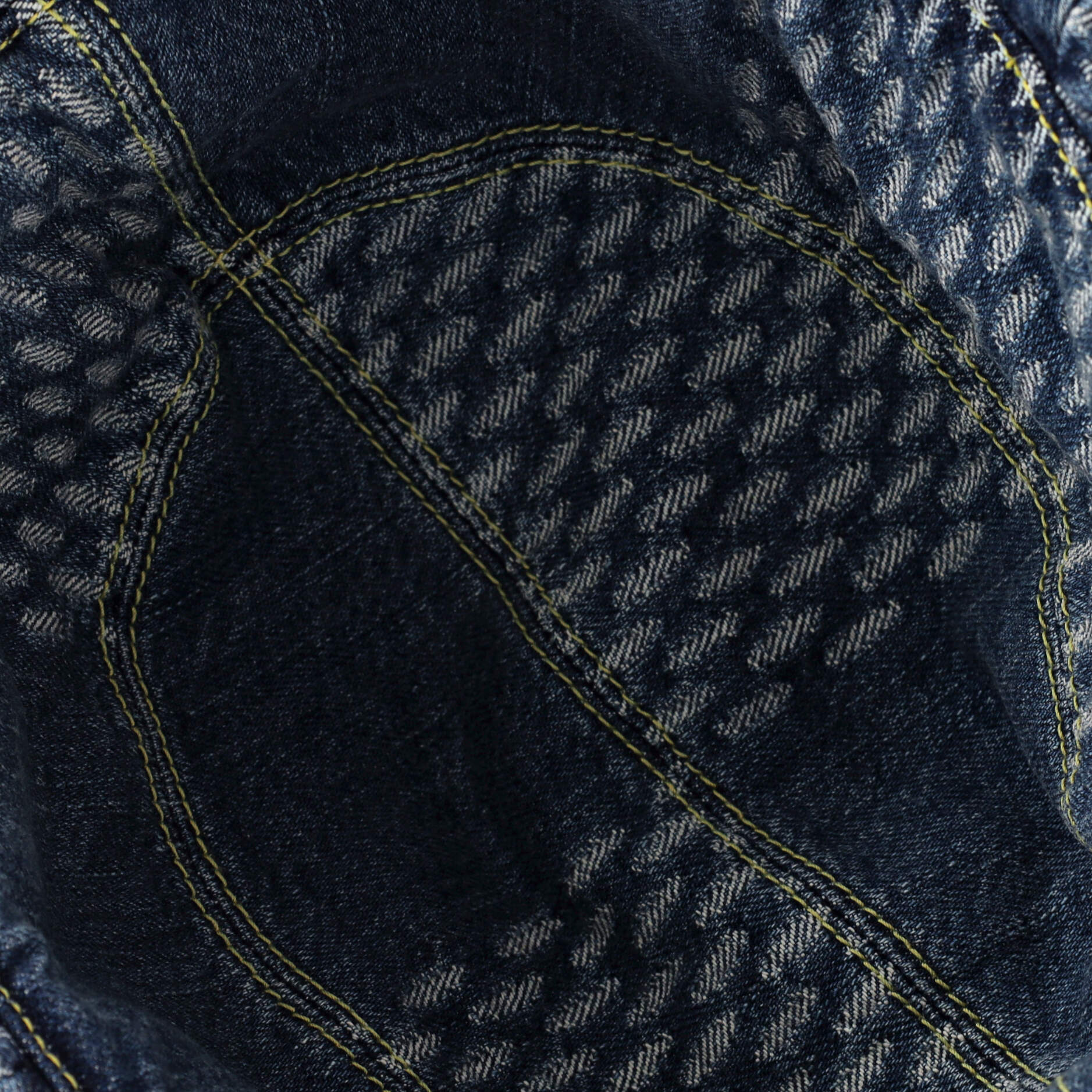 Nigo Sun Hat Limited Edition Giant Damier and Monogram Denim XXL