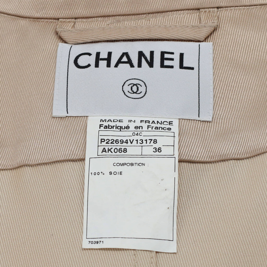 Women's Double Breasted Trench Coat Silk