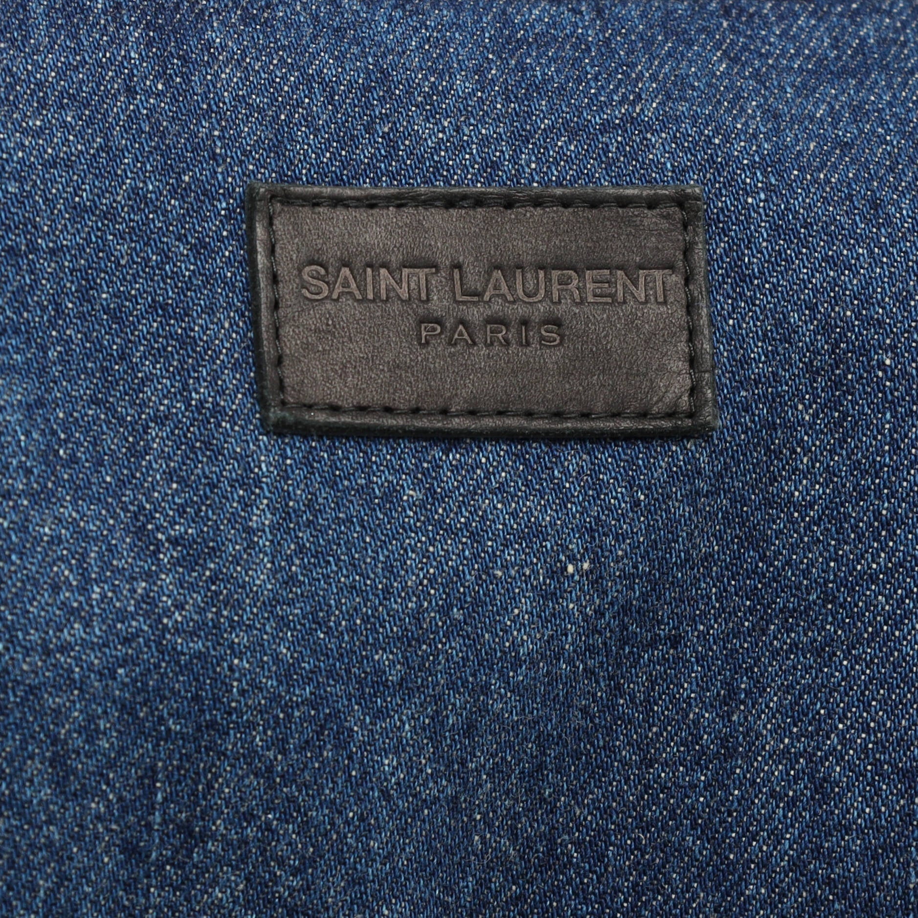 Men's Destroyed Jacket Denim