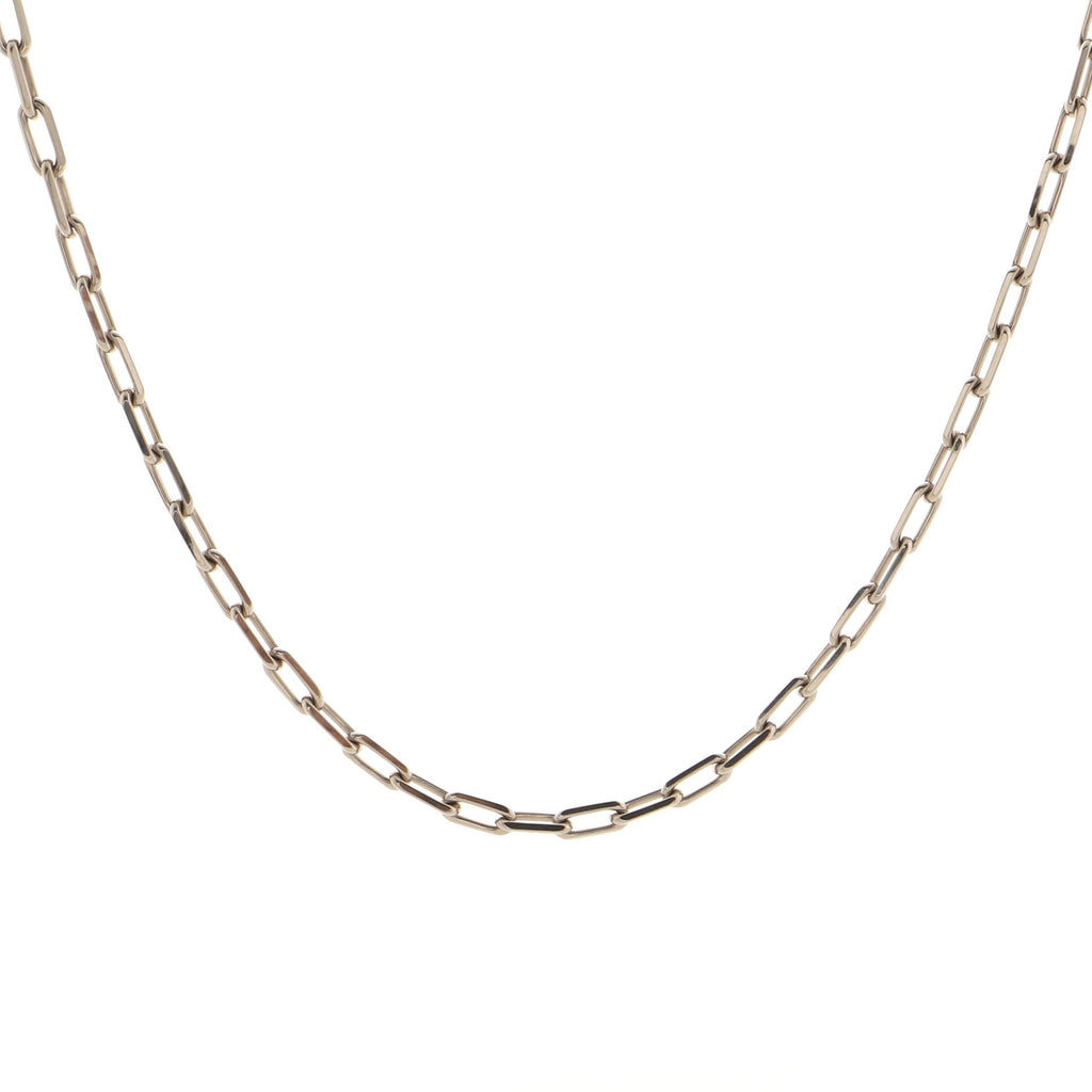 Santos Dumont Chain Necklace 18K White Gold