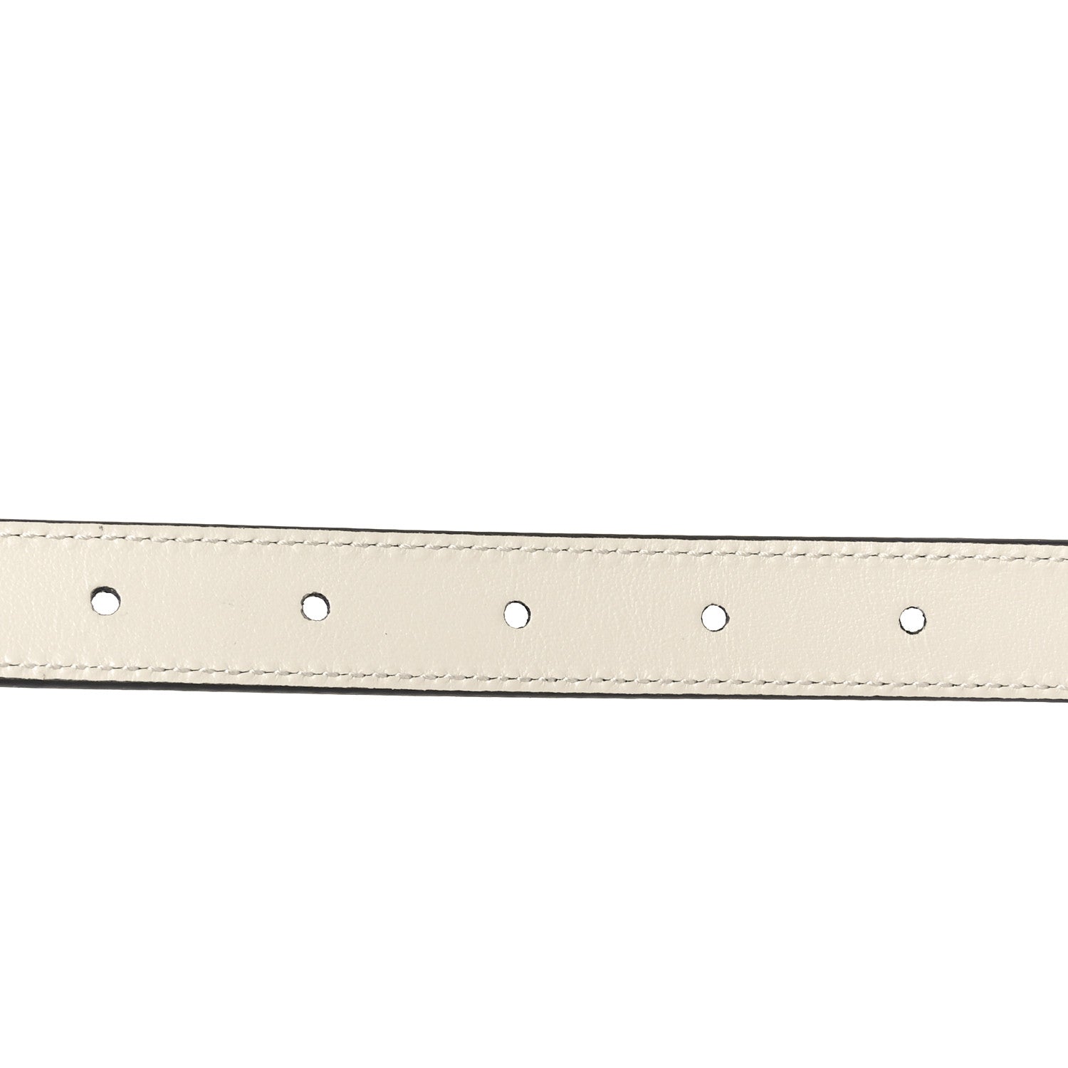 Plutone Calfskin Double G Reversible 20mm Belt 80 32 Black Mystic White