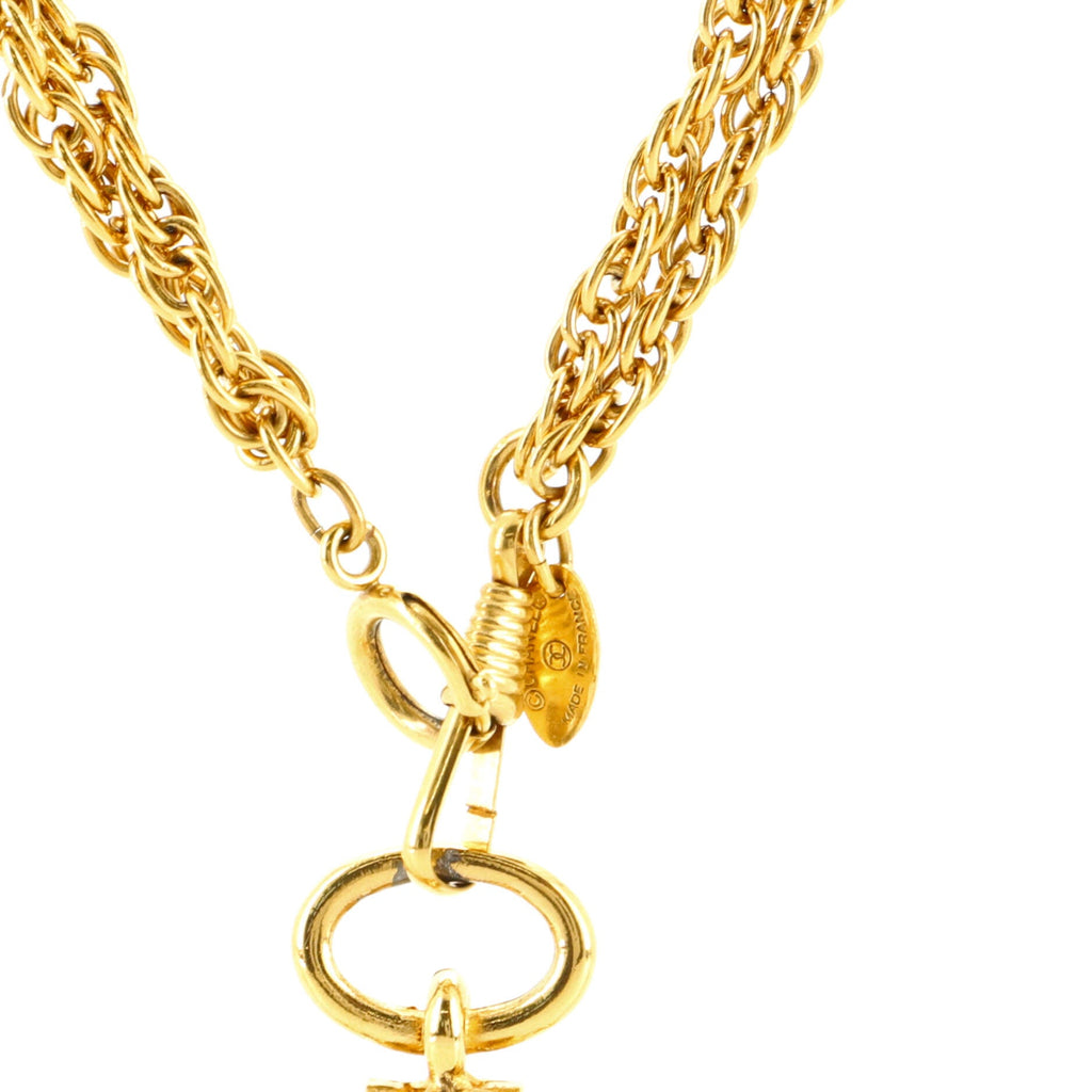 Magnifying Glass Pendant Necklace Metal