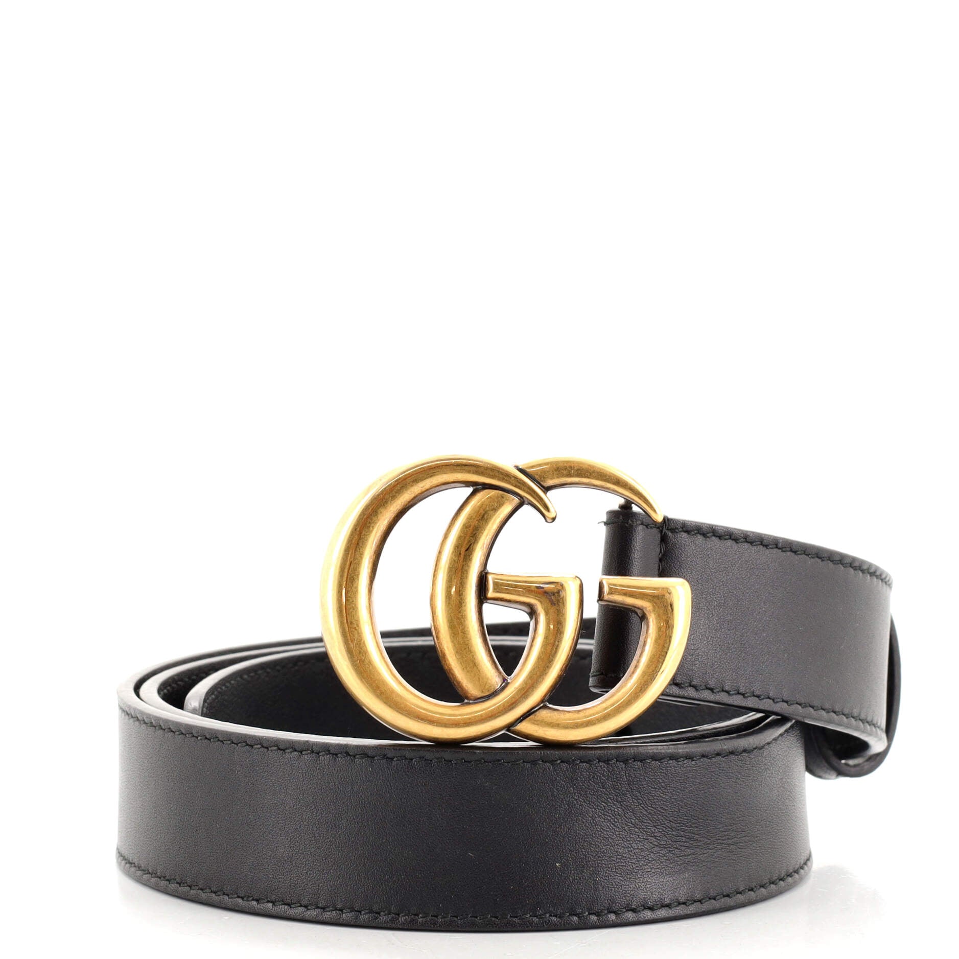 GG Marmont Belt Leather Wide 85