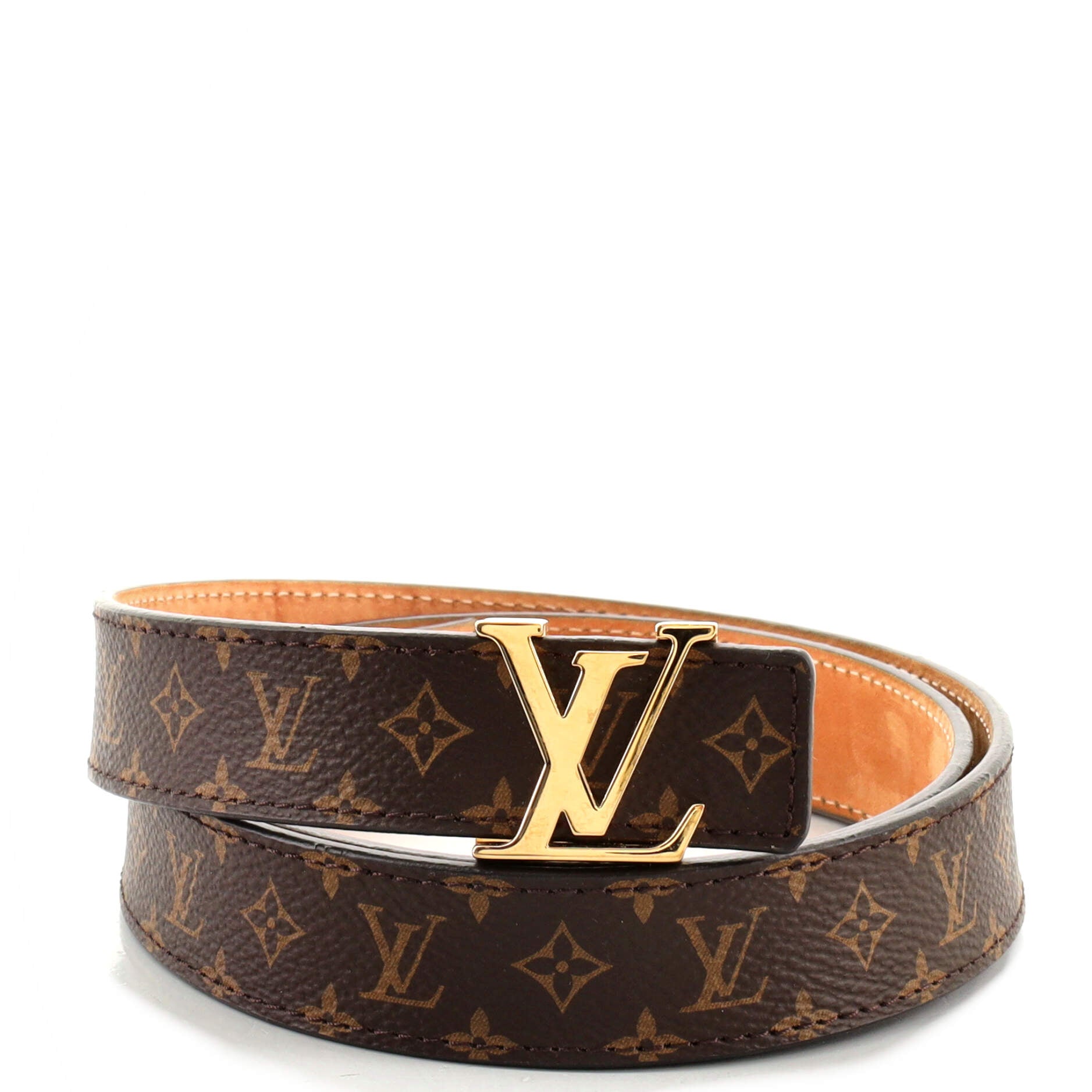 LV Initiales Belt Monogram Canvas Thin 85