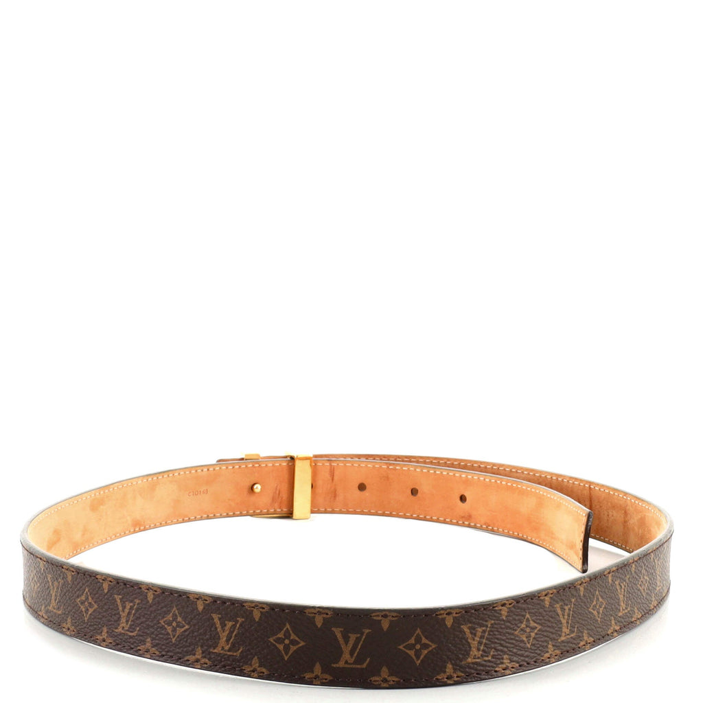 LV Initiales Belt Monogram Canvas Thin 85