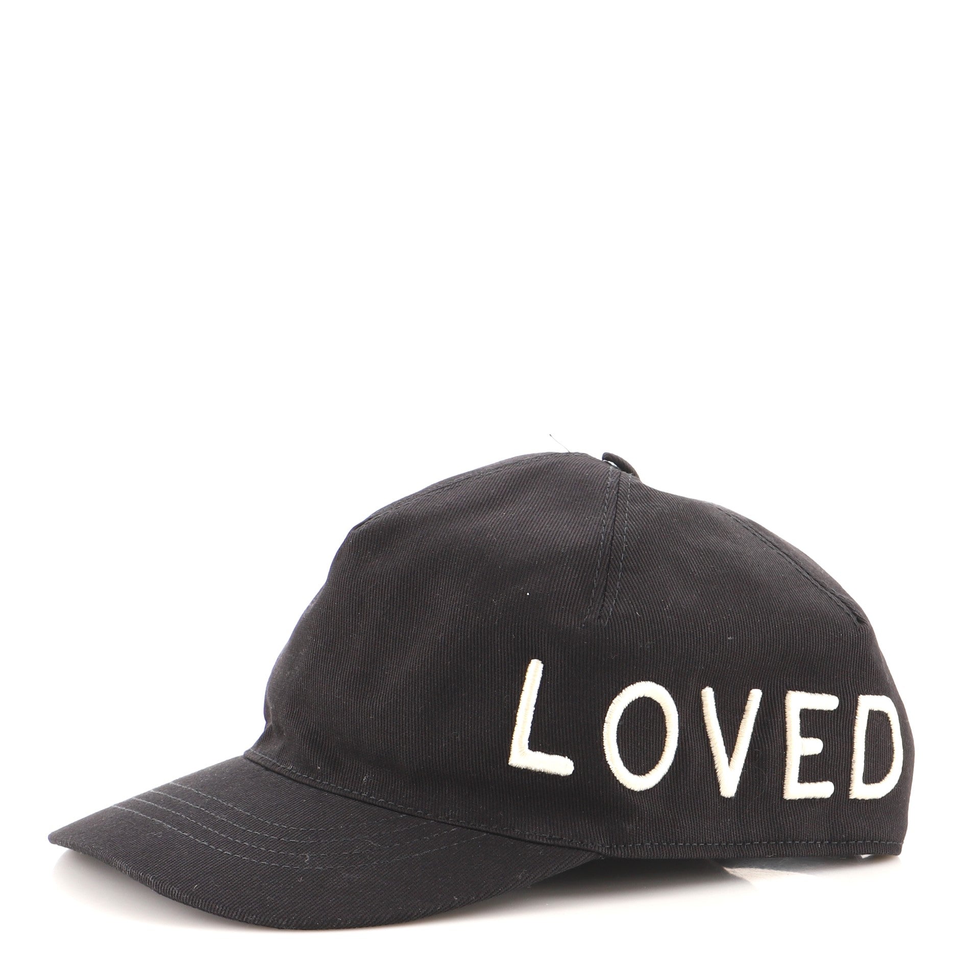 Loved Baseball Cap Embroidered Canvas Large