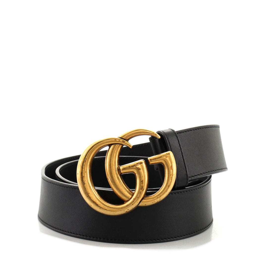 GG Marmont Belt Leather Wide 80