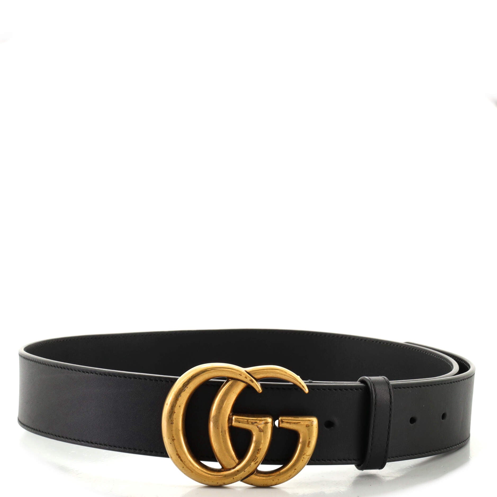 GG Marmont Belt Leather Wide 80