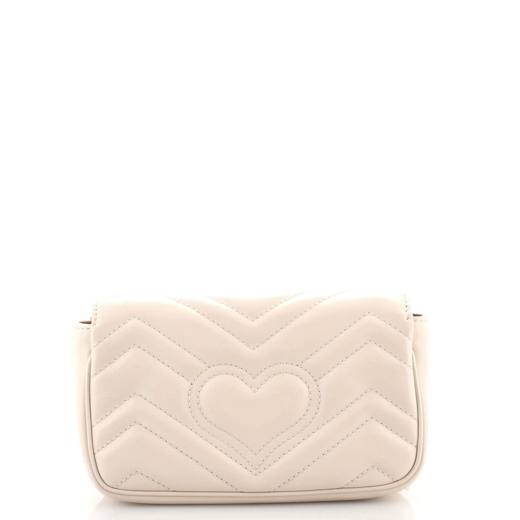 GG Marmont Flap Bag Matelasse Leather Super Mini