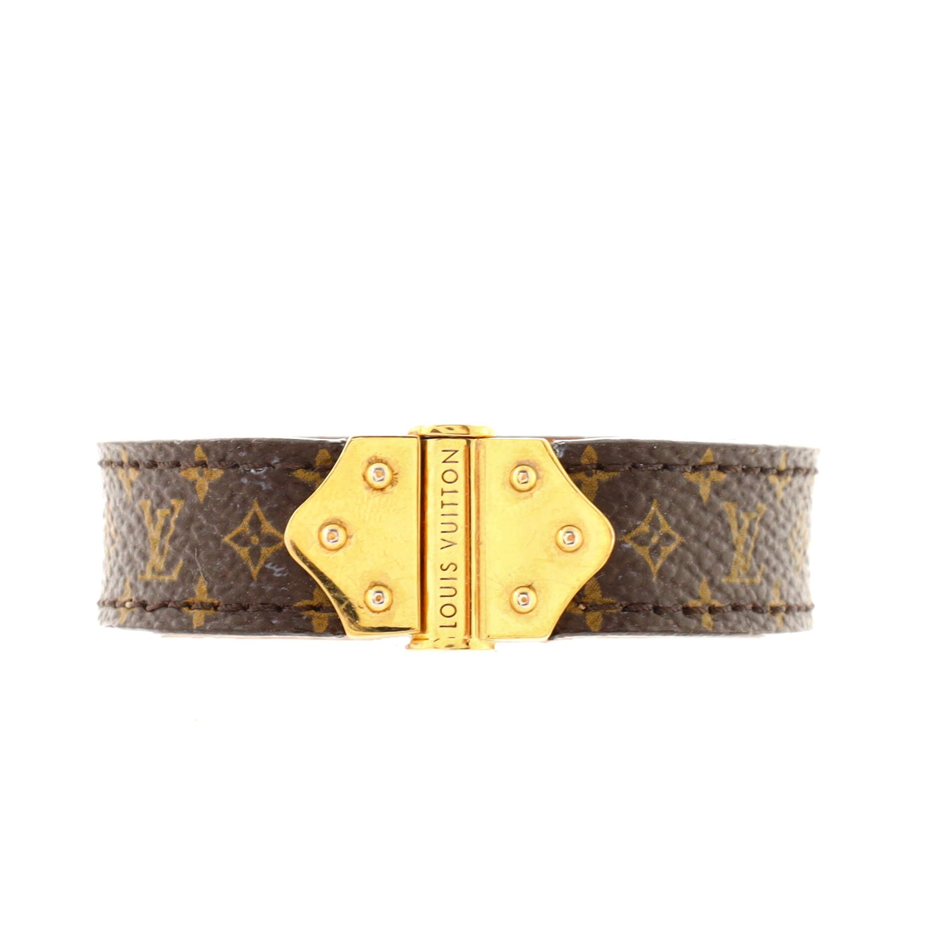 Nano Monogram Bracelet Monogram Canvas and Metal