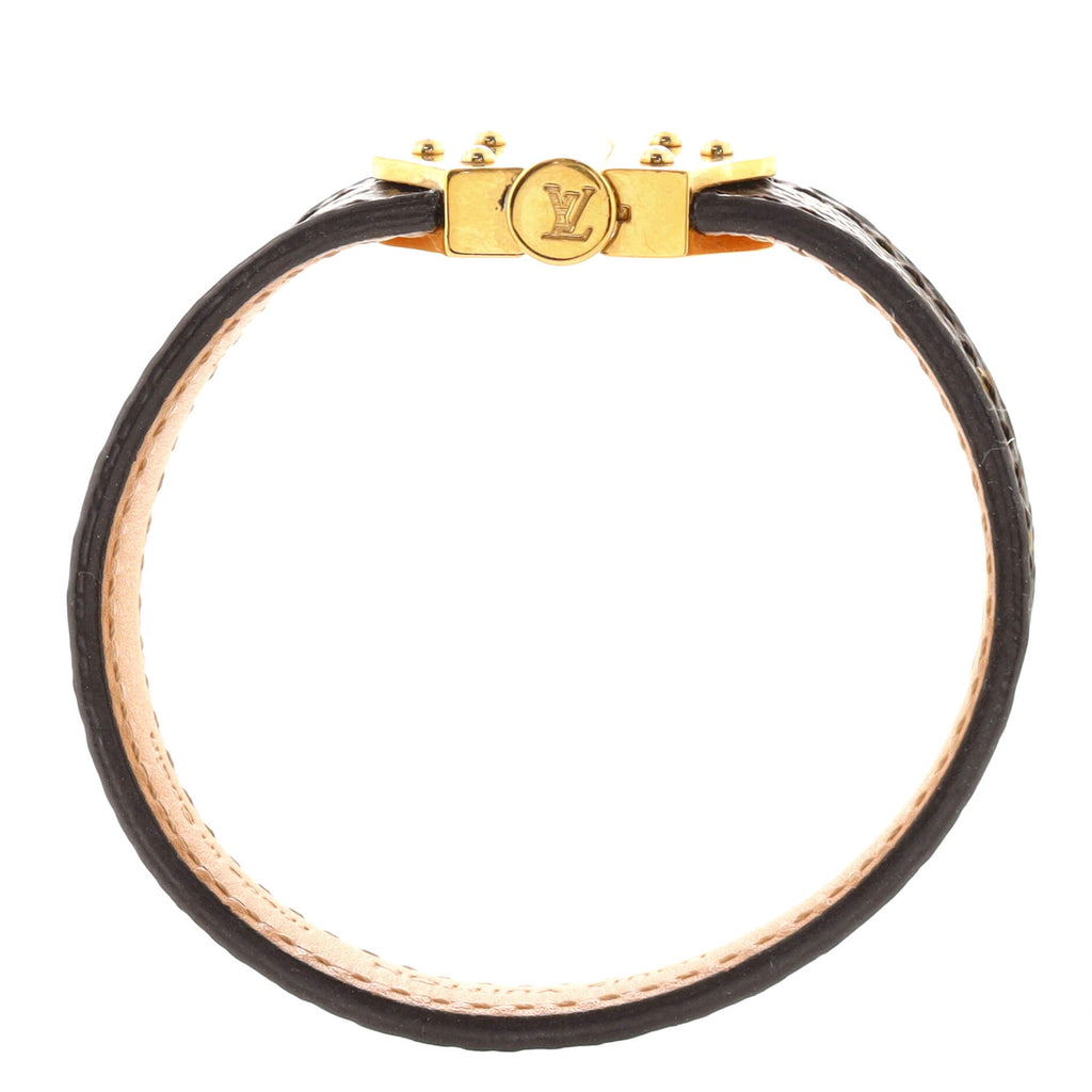 Nano Monogram Bracelet Monogram Canvas and Metal