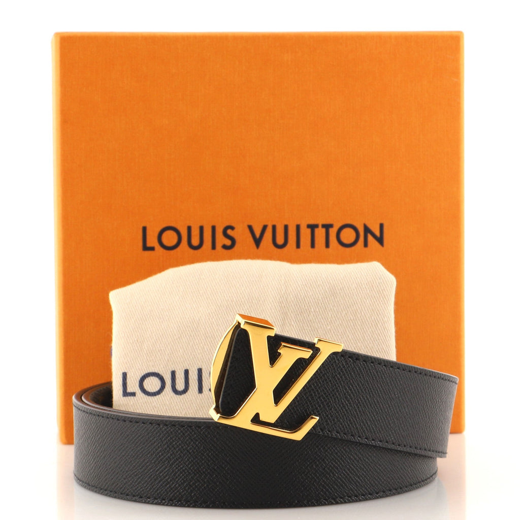 LV Initiales Reversible Belt Monogram Canvas and Leather Medium 80