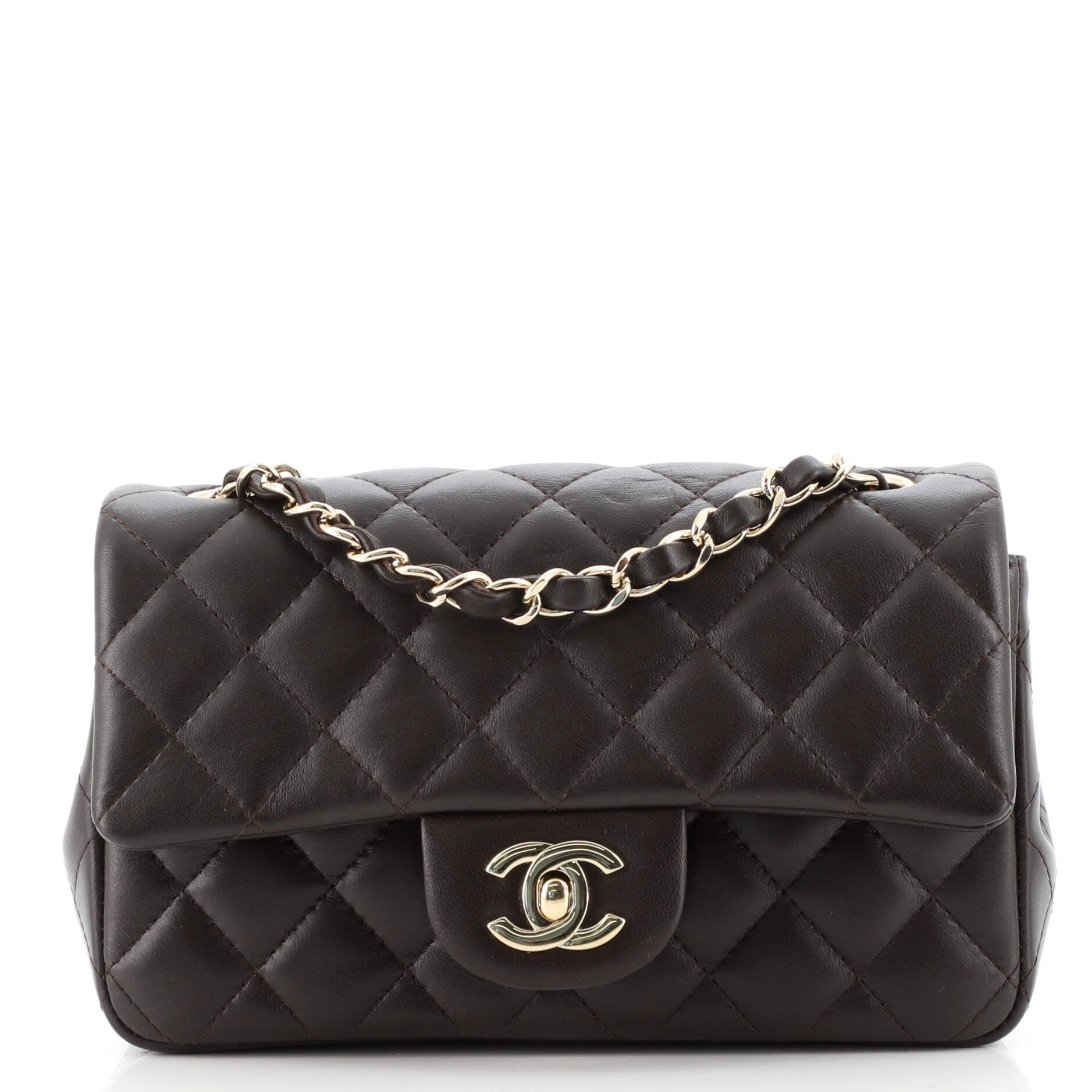 Classic Single Flap Bag Quilted Lambskin Mini