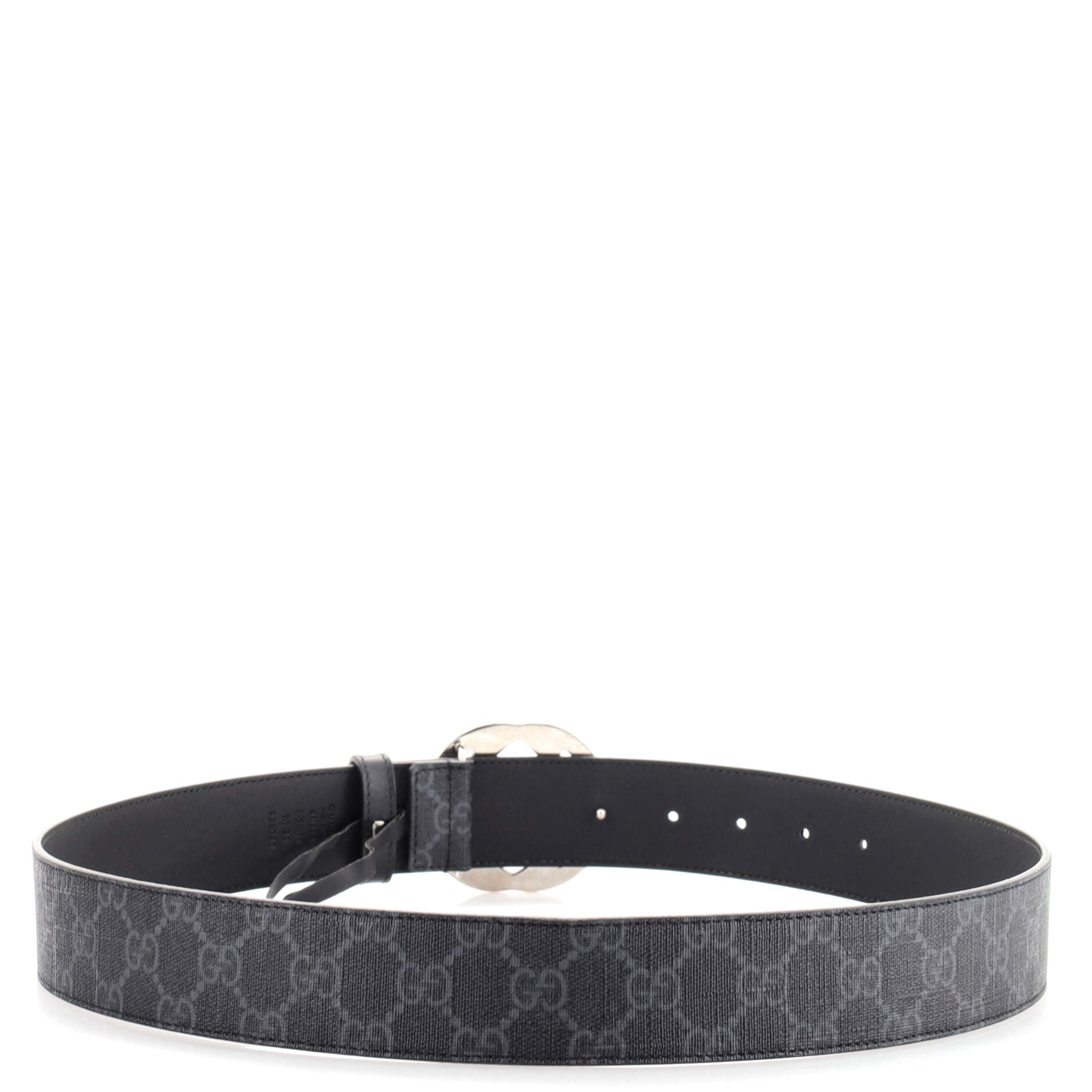 Interlocking G Belt GG Coated Canvas Wide 85
