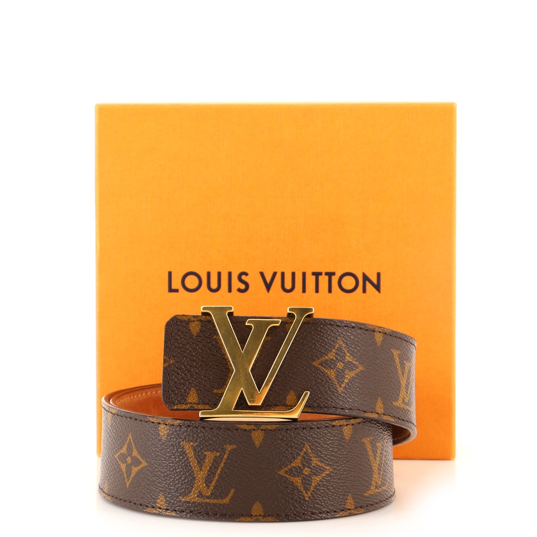 LV Initiales Belt Monogram Canvas Wide 85