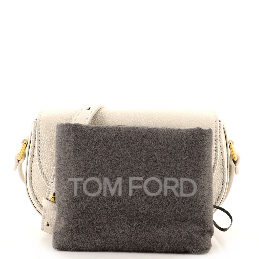 Padlock Saddle Crossbody Bag Leather Mini