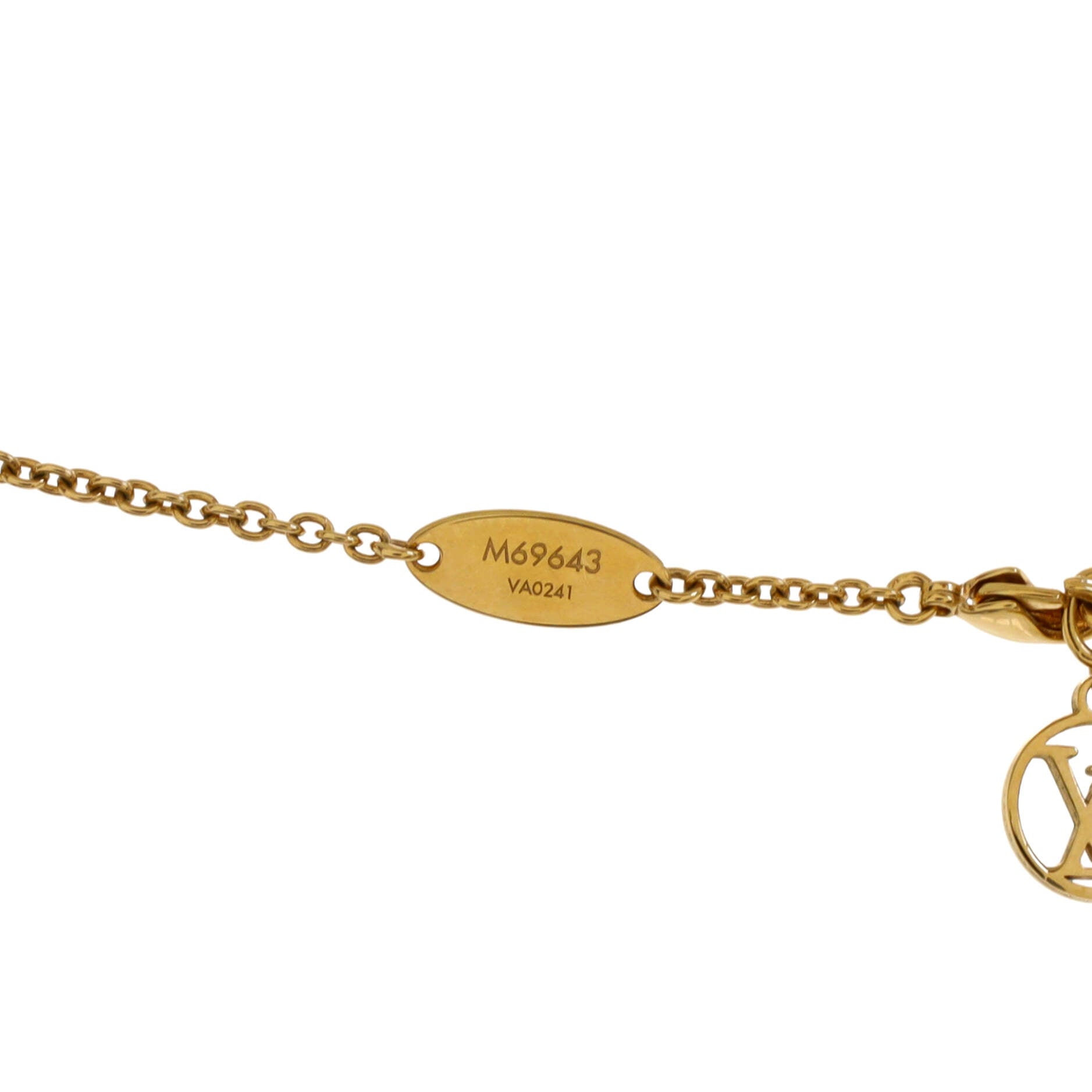 L To V Pendant Necklace Metal