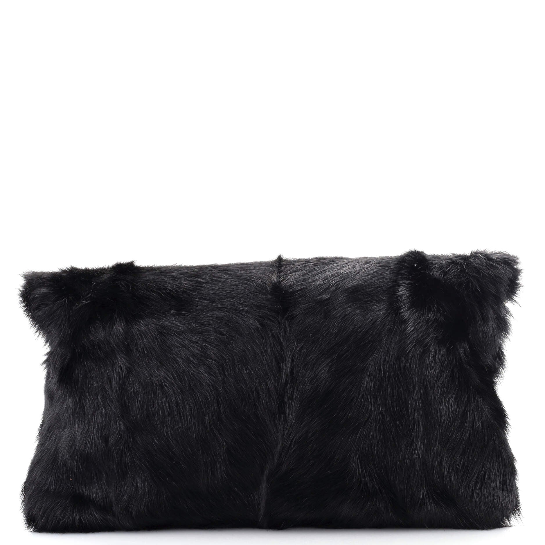 Courtney Fold Over Clutch Fur